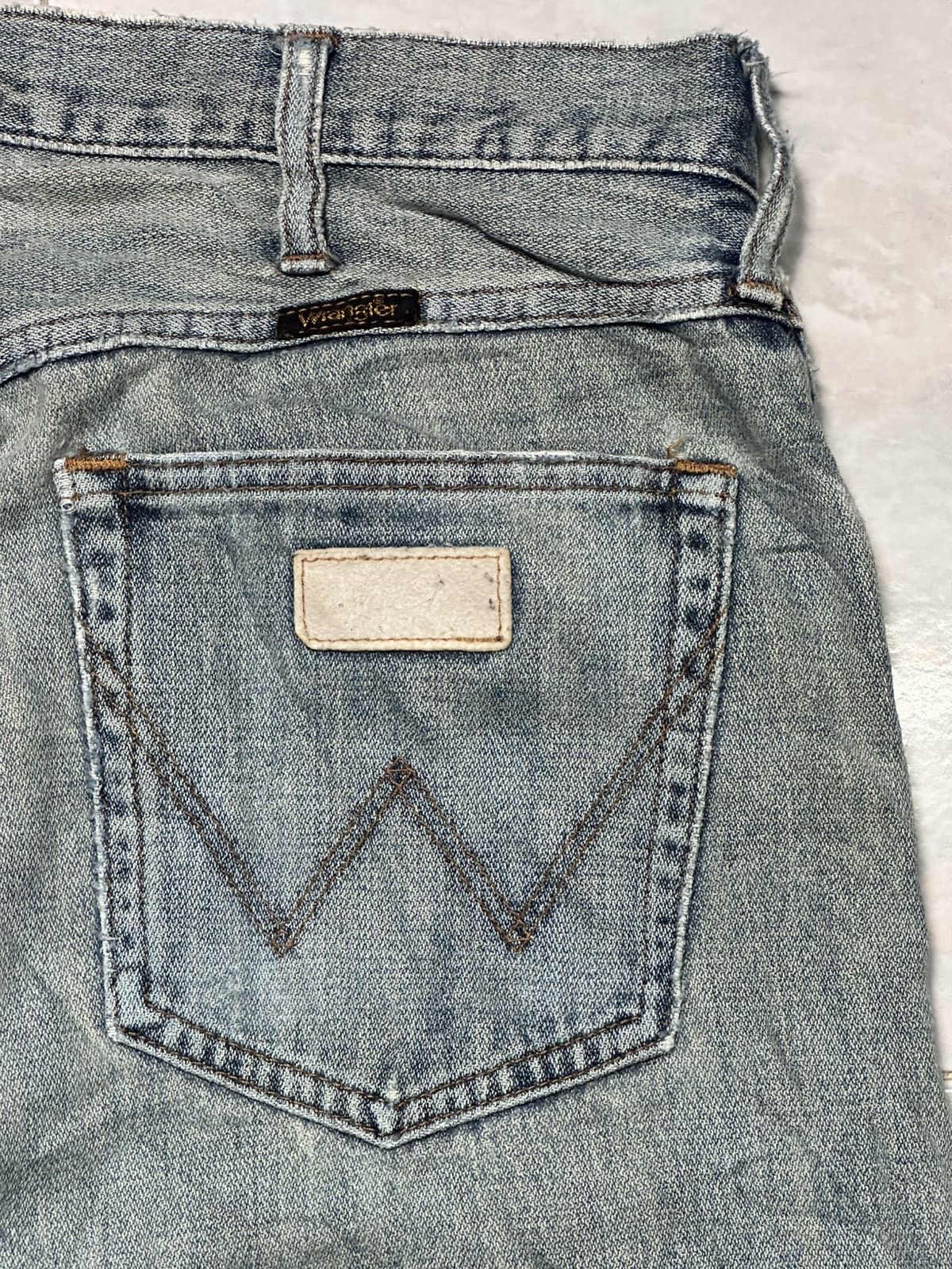 Wrangler Wrangler Vintage With Distressed Baggy Loose Style & Faded Size US 33 - 7 Thumbnail