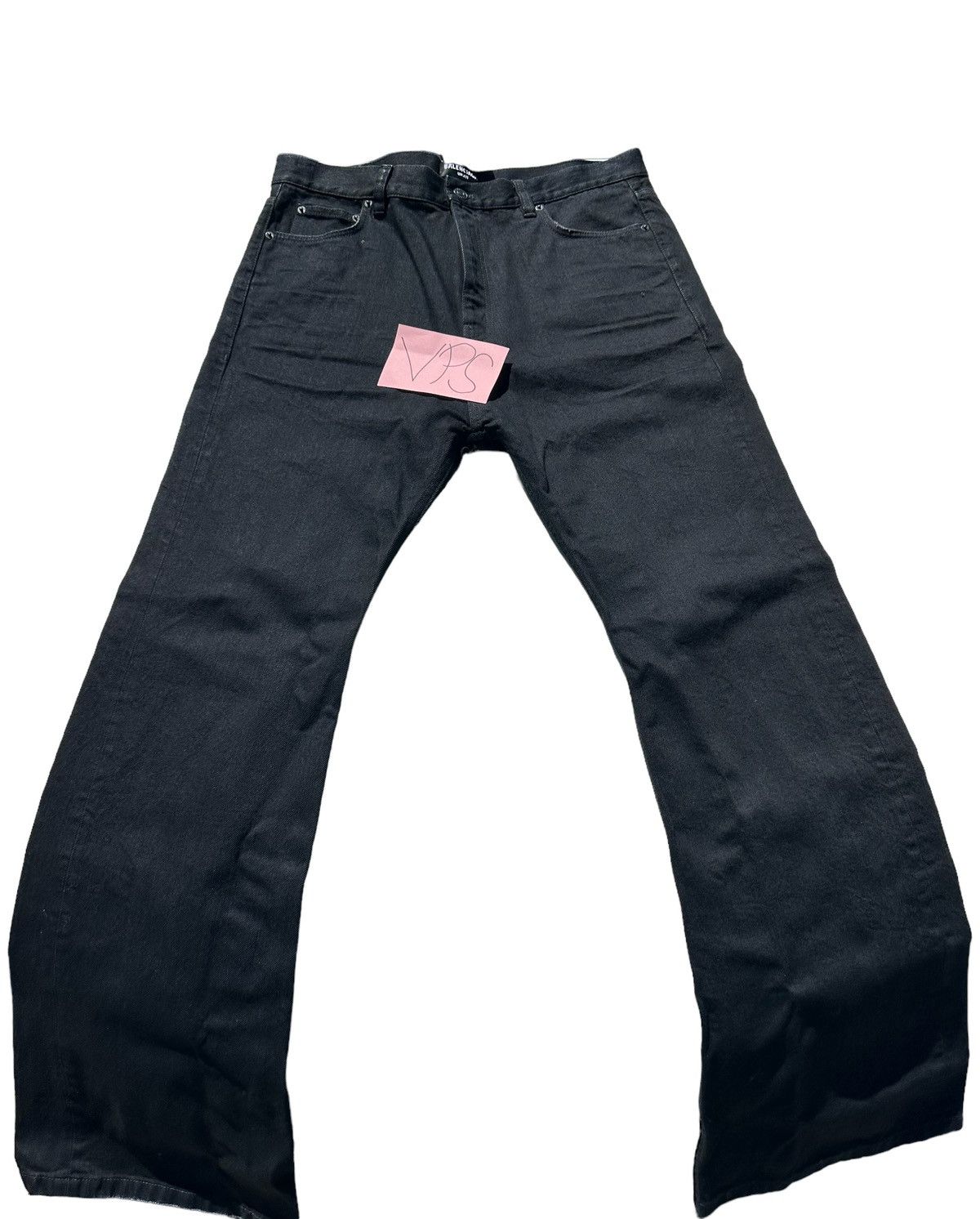 image of Balenciaga Flared Jeans in Black, Men's (Size 36)