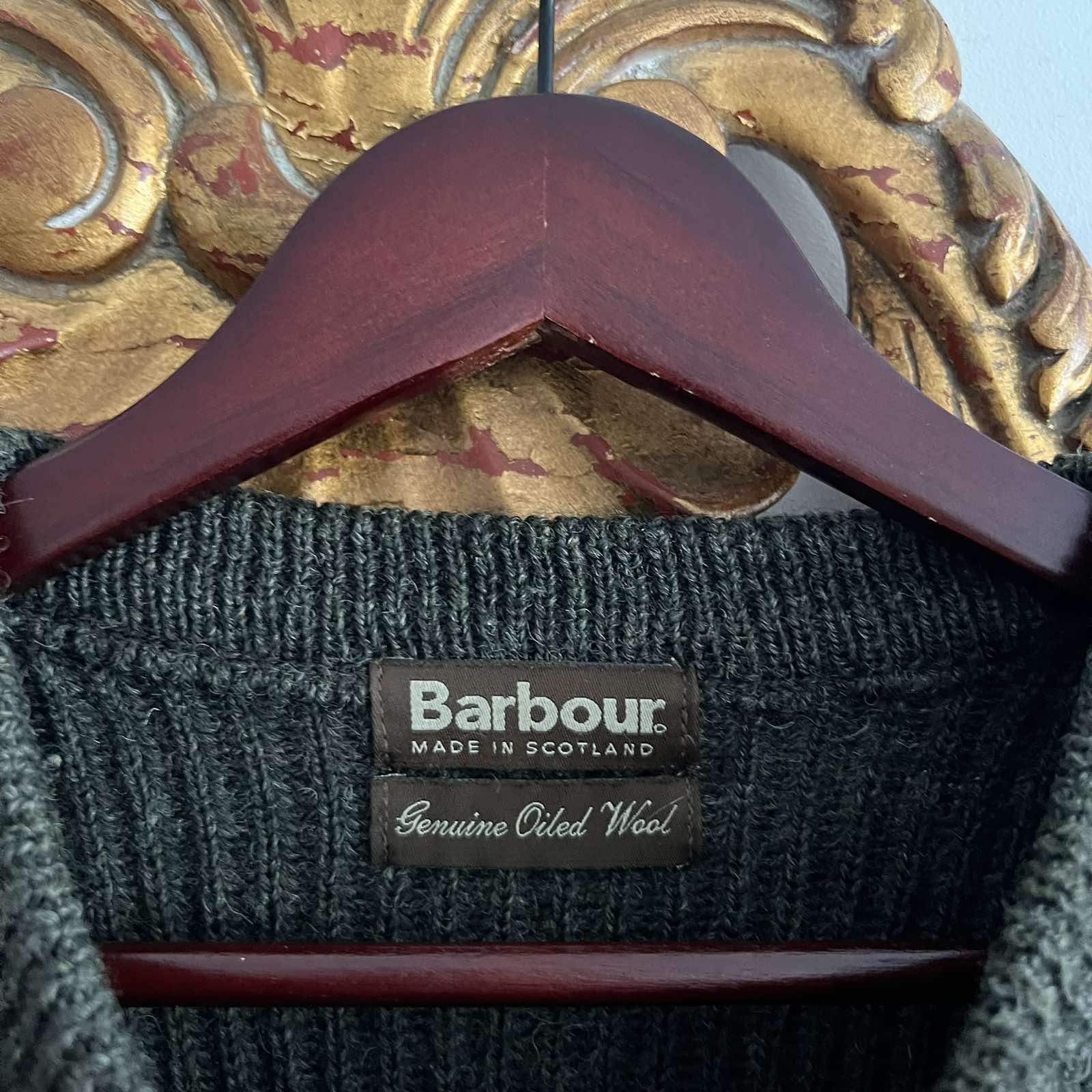 Barbour Barbour Vintage 90s Mens Knit Sweater Sz S Size US S / EU 44-46 / 1 - 7 Thumbnail