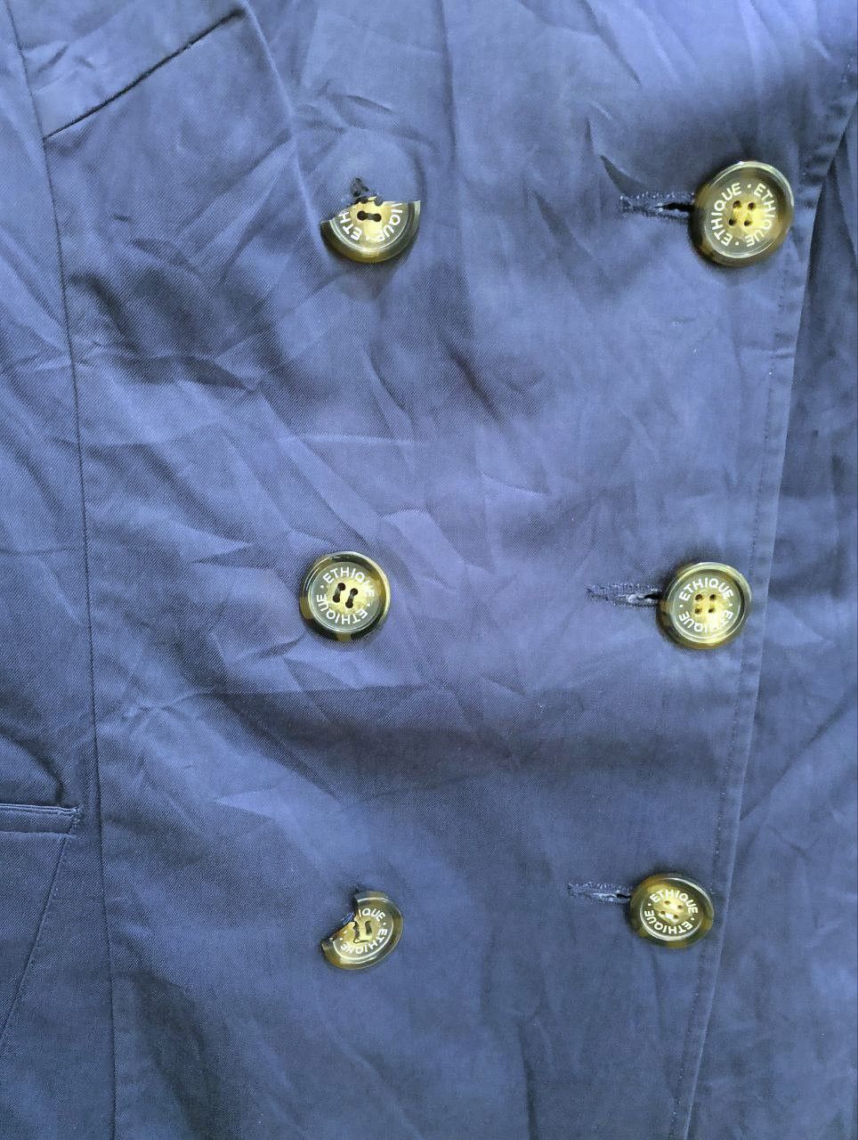 Japanese Brand ETHIQUE CONFECTION Double Breasted Trench Coats Size M / US 6-8 / IT 42-44 - 5 Thumbnail
