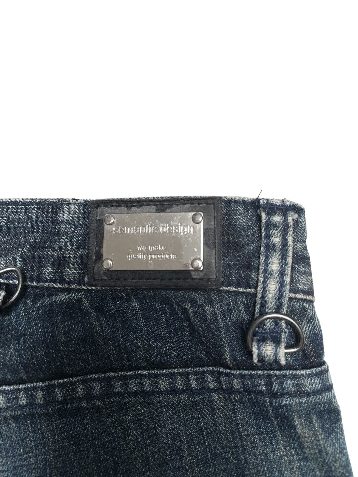 semanticdesign Vintage Brand Semantic Design Bootcut Flared Jeans 2000s Size US 31 - 11 Thumbnail