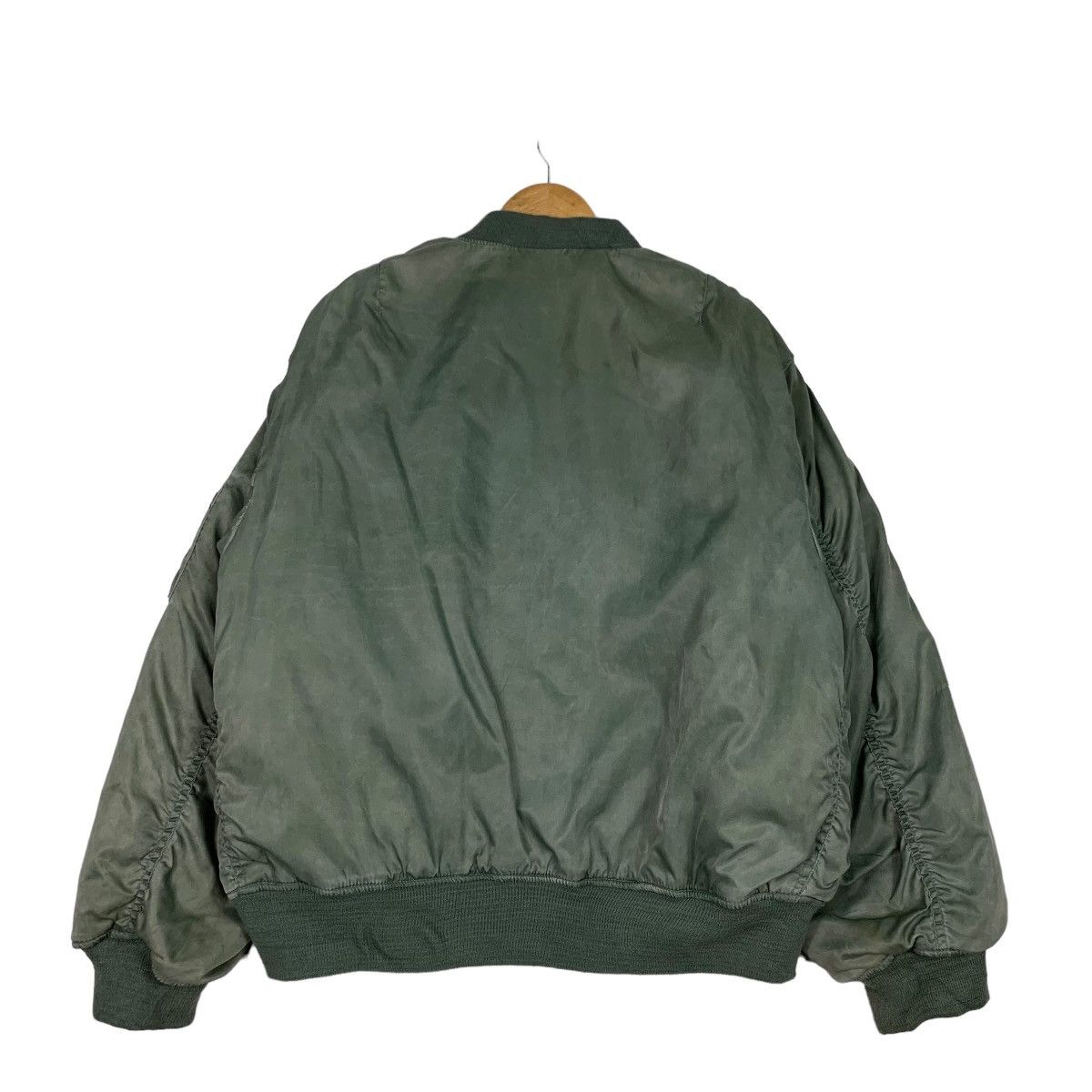 Japanese Brand ABURAYSIA Green Bomber Jacket #1024-C46 Size US L / EU 52-54 / 3 - 7 Thumbnail