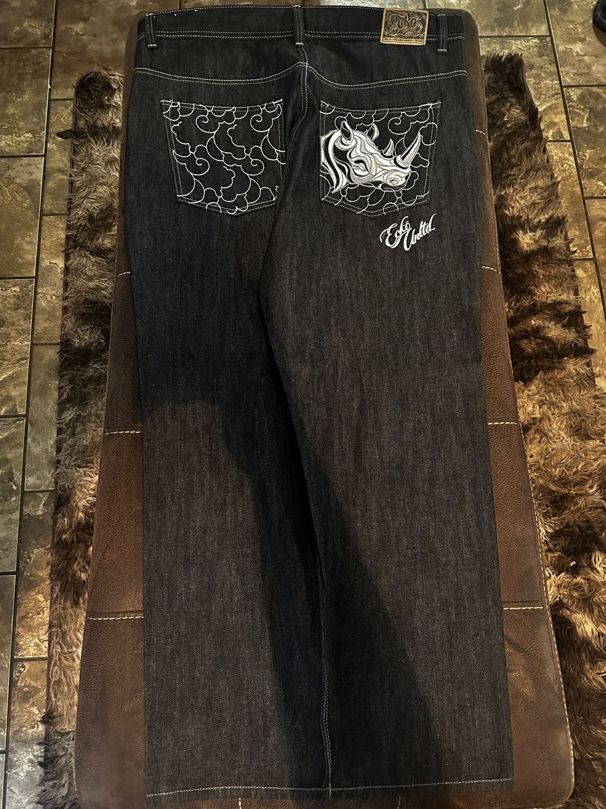 Ecko Unltd. Echo Unitd denim clean embroidery 44/34 Size US 44 / EU 60 - 2 Thumbnail