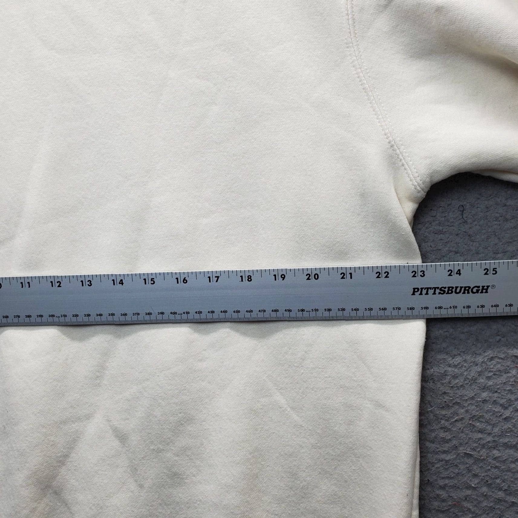 Vintage Pull&Bear Mens Sweatshirt Pullover Long Sleeve Cotton Tan Fleece Lined Crew Neck M Size US M / EU 48-50 / 2 - 4 Thumbnail