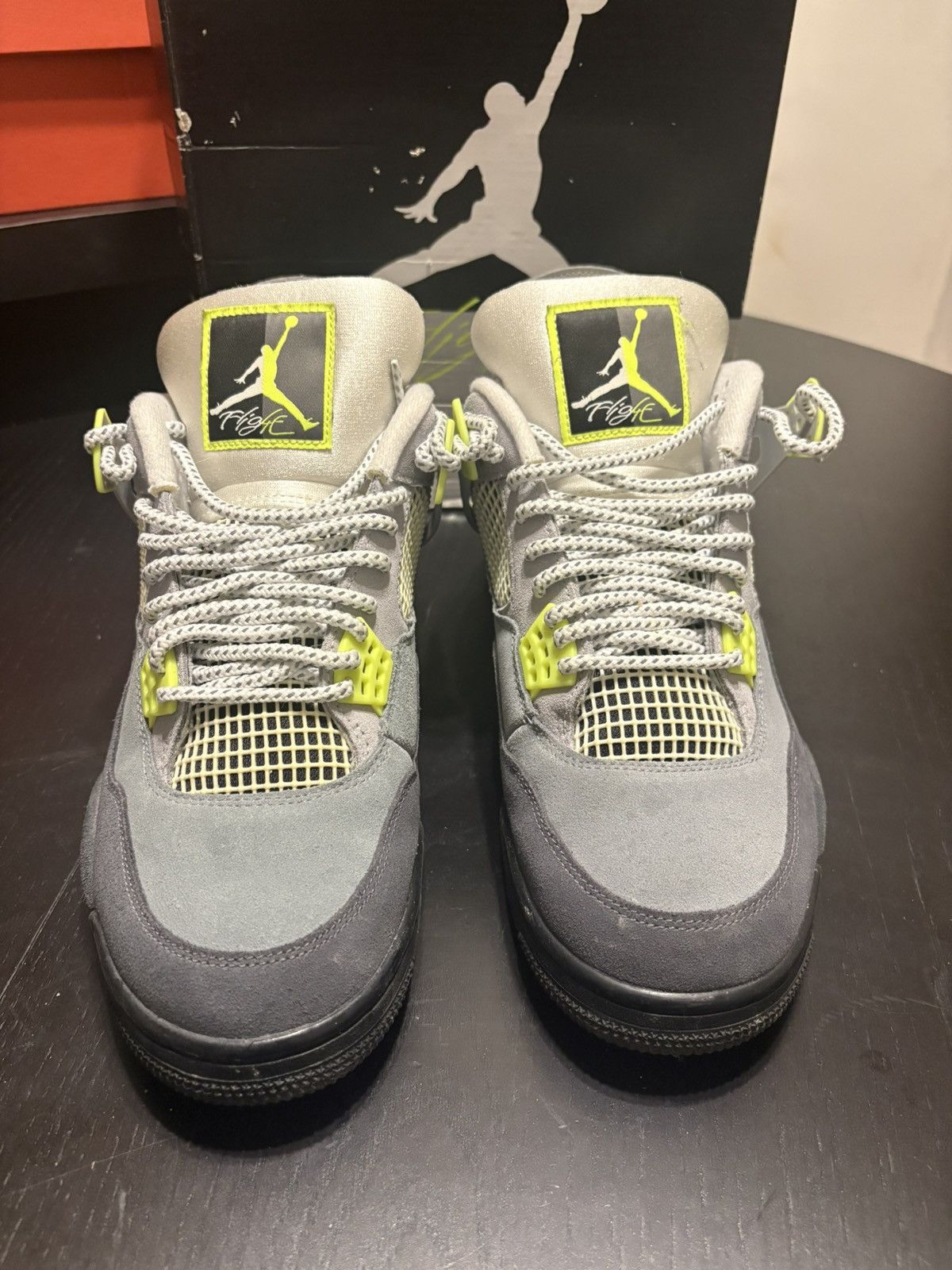 Jordan Brand Air Jordan 4 Retro SE “Cool Grey / Volt” Size US 11.5 / EU 44-45 - 3 Thumbnail