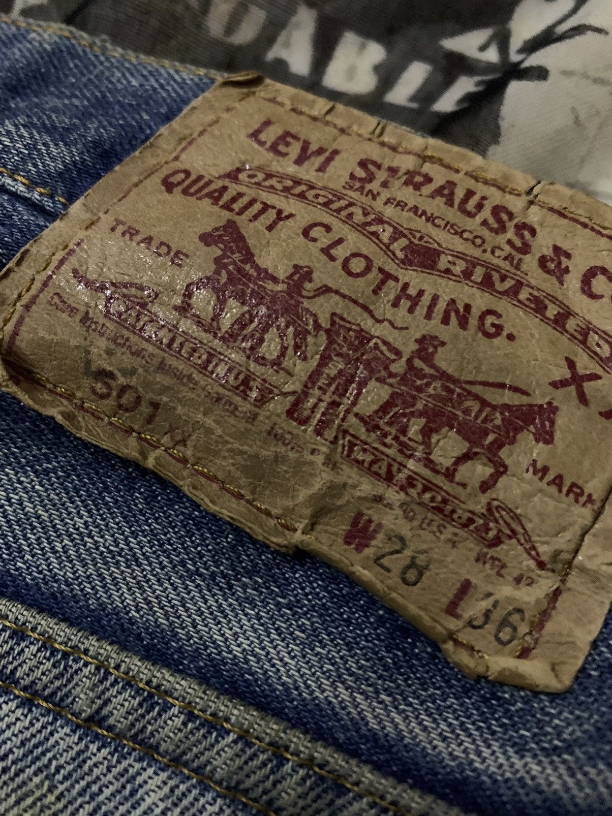 Levi's Vintage Clothing 💥Vintage Levi’s 501xx Denim Size US 26 / EU 42 - 8 Thumbnail