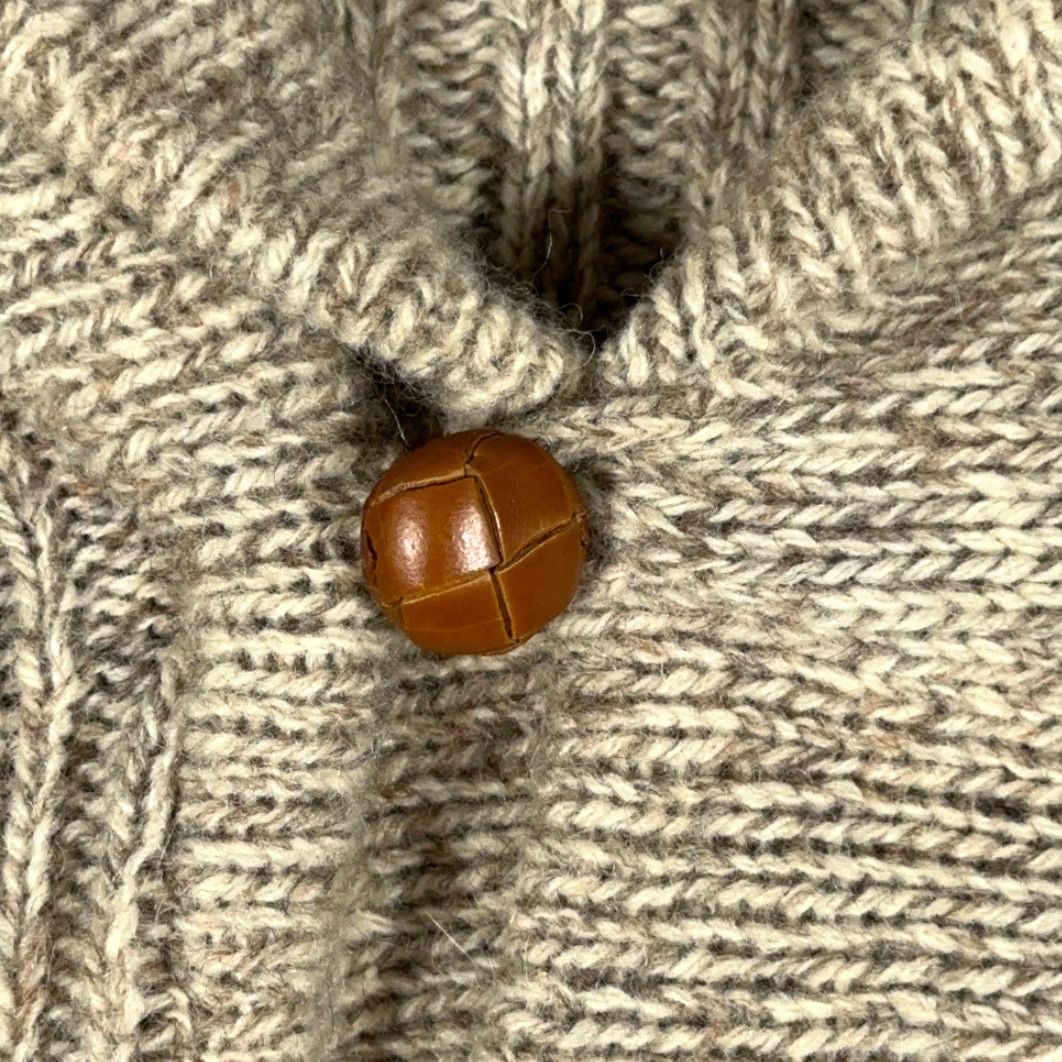 Vintage VINTAGE Appalachian Trail Sweater Mens Large Brown Wool Shawl 90s USA Knit Pullover Long Sleeve Mock Neck Shirt Size US M / EU 48-50 / 2 - 6 Thumbnail