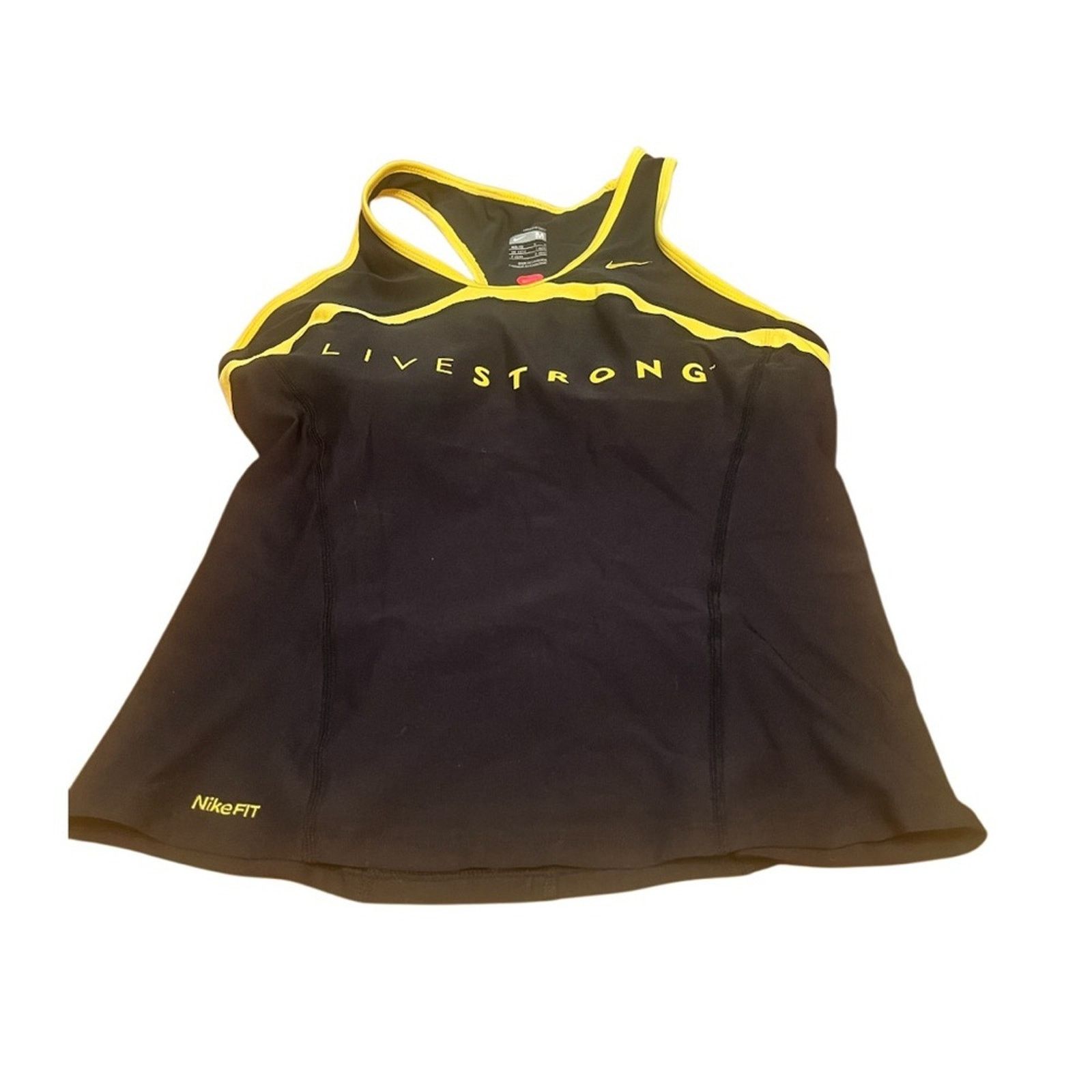 Nike Nike Black and Yellow Tank Top, Size Medium Size M / US 6-8 / IT 42-44 - 1 Thumbnail