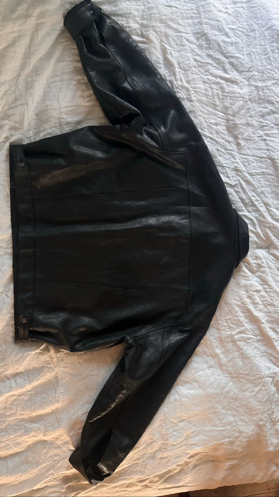 Balenciaga Balenciaga Leather Trucker Jacket Size US S / EU 44-46 / 1 - 3 Thumbnail