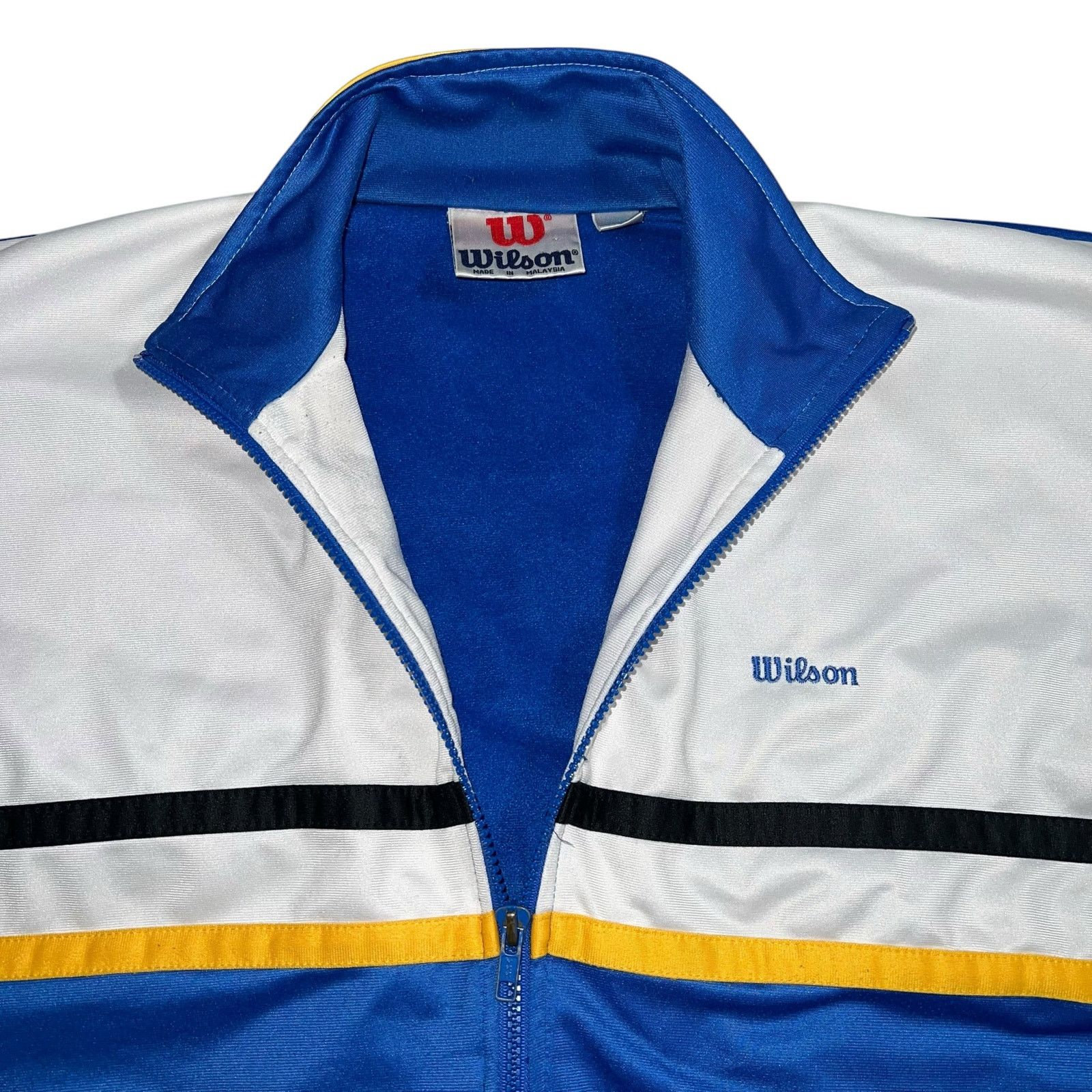 Wilson Vintage Wilson Athletic Shirt Jacket Full Zip Long Sleeve Size US L / EU 52-54 / 3 - 4 Thumbnail