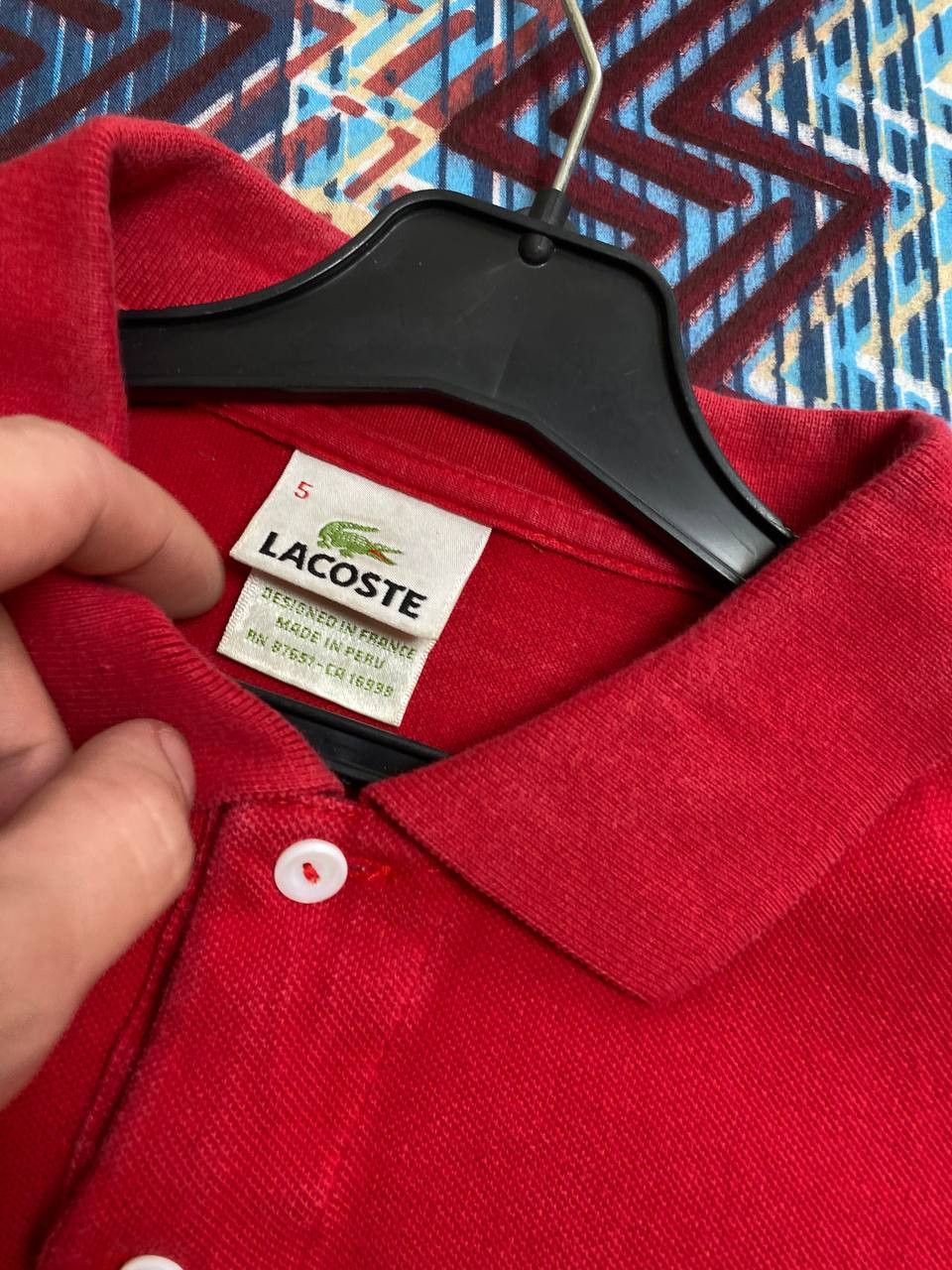 Lacoste × Vintage Lacoste Vintage Mens Polo Shirt Y2K Size US L / EU 52-54 / 3 - 2 Thumbnail