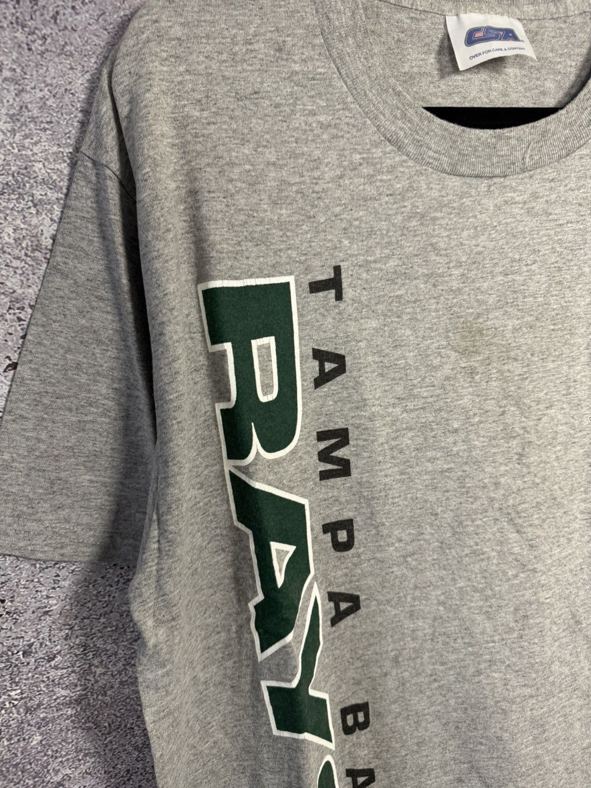 NFL × Vintage Vintage Tampa Bay Devil Rays 2003 Tee XL size Made in USA Size US XL / EU 56 / 4 - 7 Thumbnail