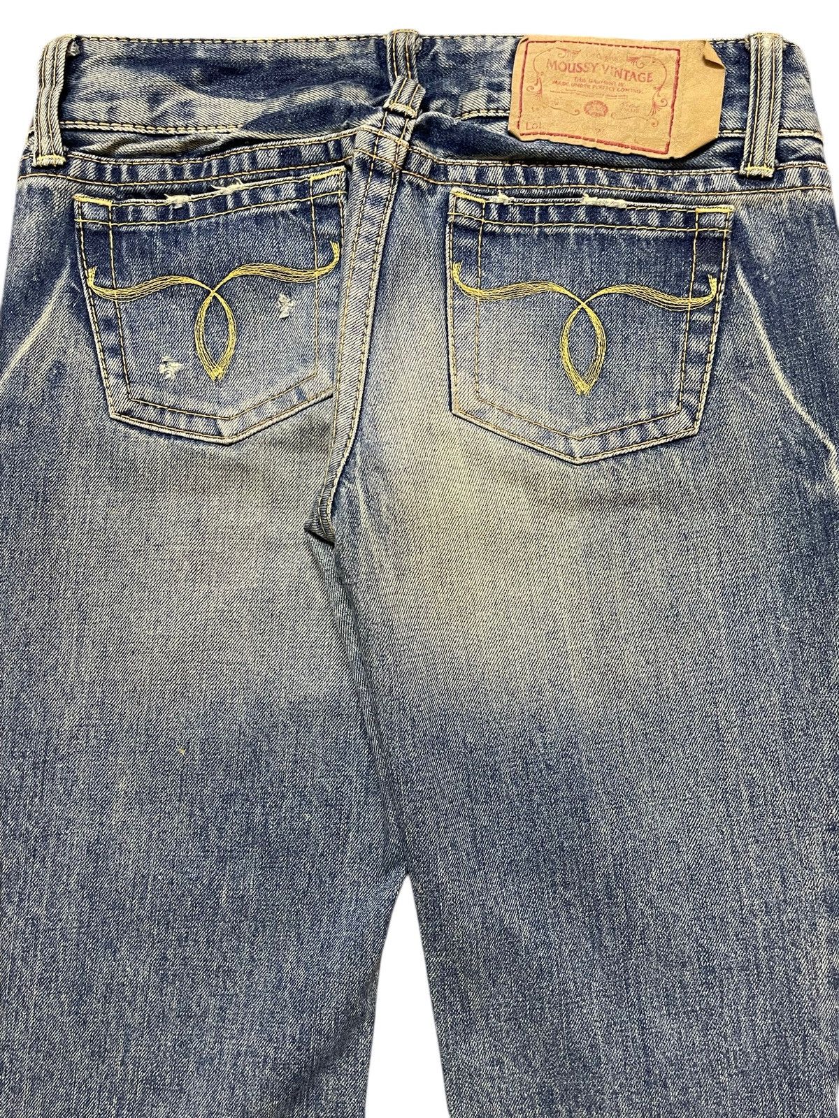 Hysteric Glamour Vintage Japanese Brand Blue Faded Ocean Wash Flared Jeans Size US 28 / EU 44 - 6 Thumbnail