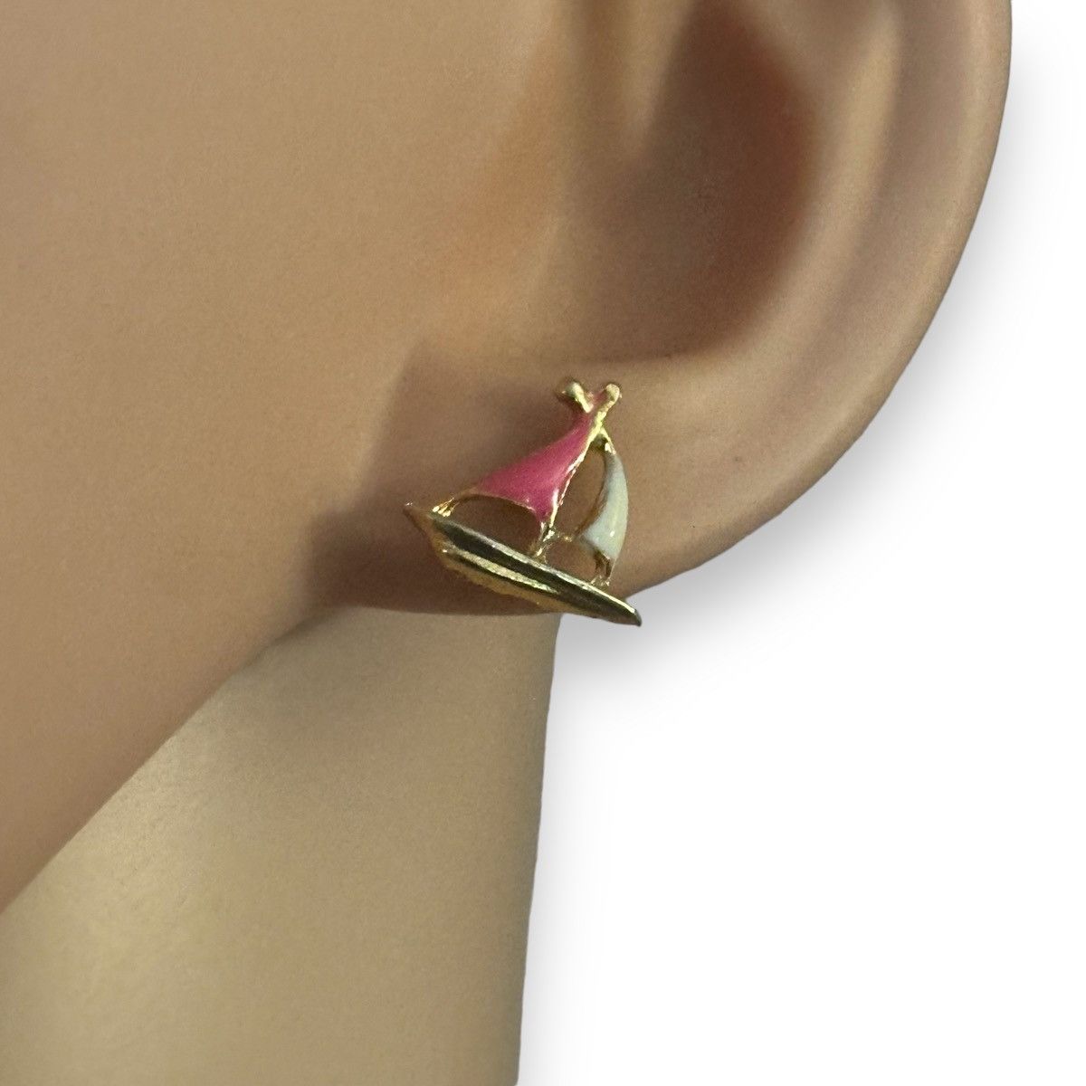 Other Enamel sailboat post earrings Size ONE SIZE - 2 Thumbnail