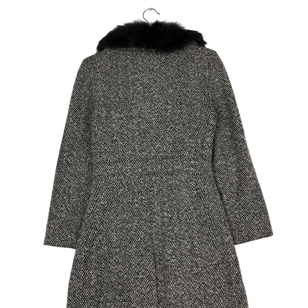 Vintage 🔥VINTAGE LONG JACKET WOOL SPORTMAX ITALY MINK FUR COLLAR Size M / US 6-8 / IT 42-44 - 11 Thumbnail