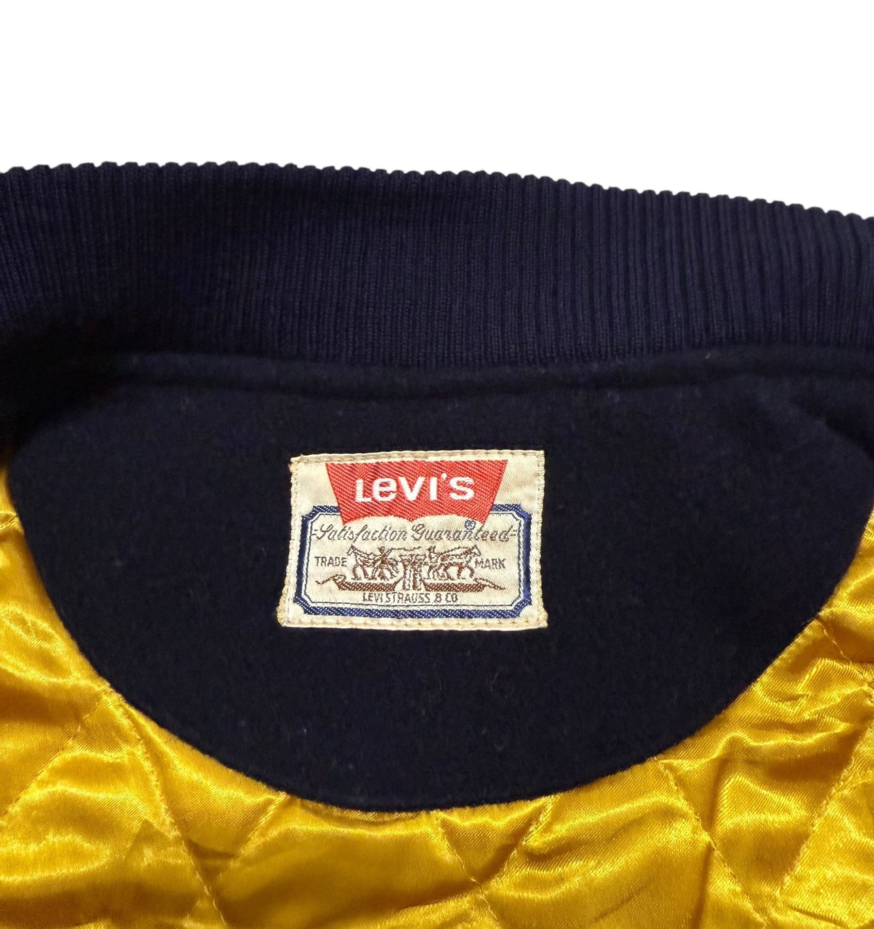 Levi's Levis Leather Wool Varsity Jacket Size US S / EU 44-46 / 1 - 19 Thumbnail