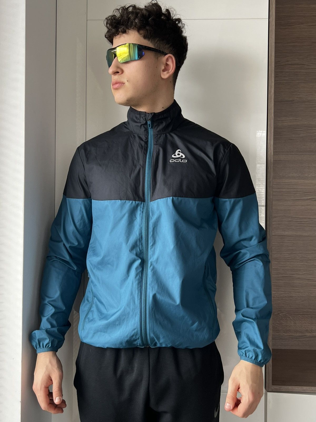 Japanese Brand × Odlo ODLO NEW COLLECTION POLYESTER RAIN RUN JACKET‼️ Size US L / EU 52-54 / 3 - 6 Thumbnail