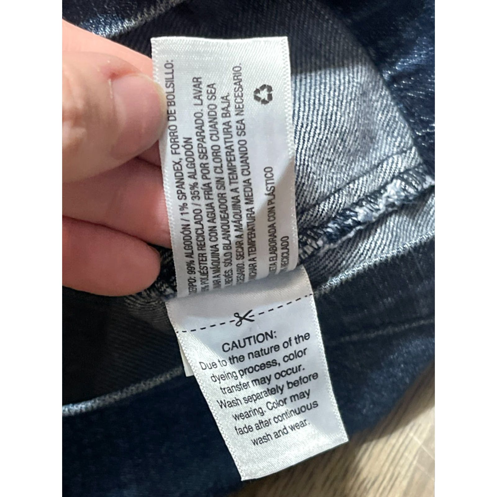 Vintage Universal Thread Dress Women Size 6 Blue Denim Sleeveless Knee Length Casual Womens Size 28" / US 6 / IT 42 - 7 Thumbnail
