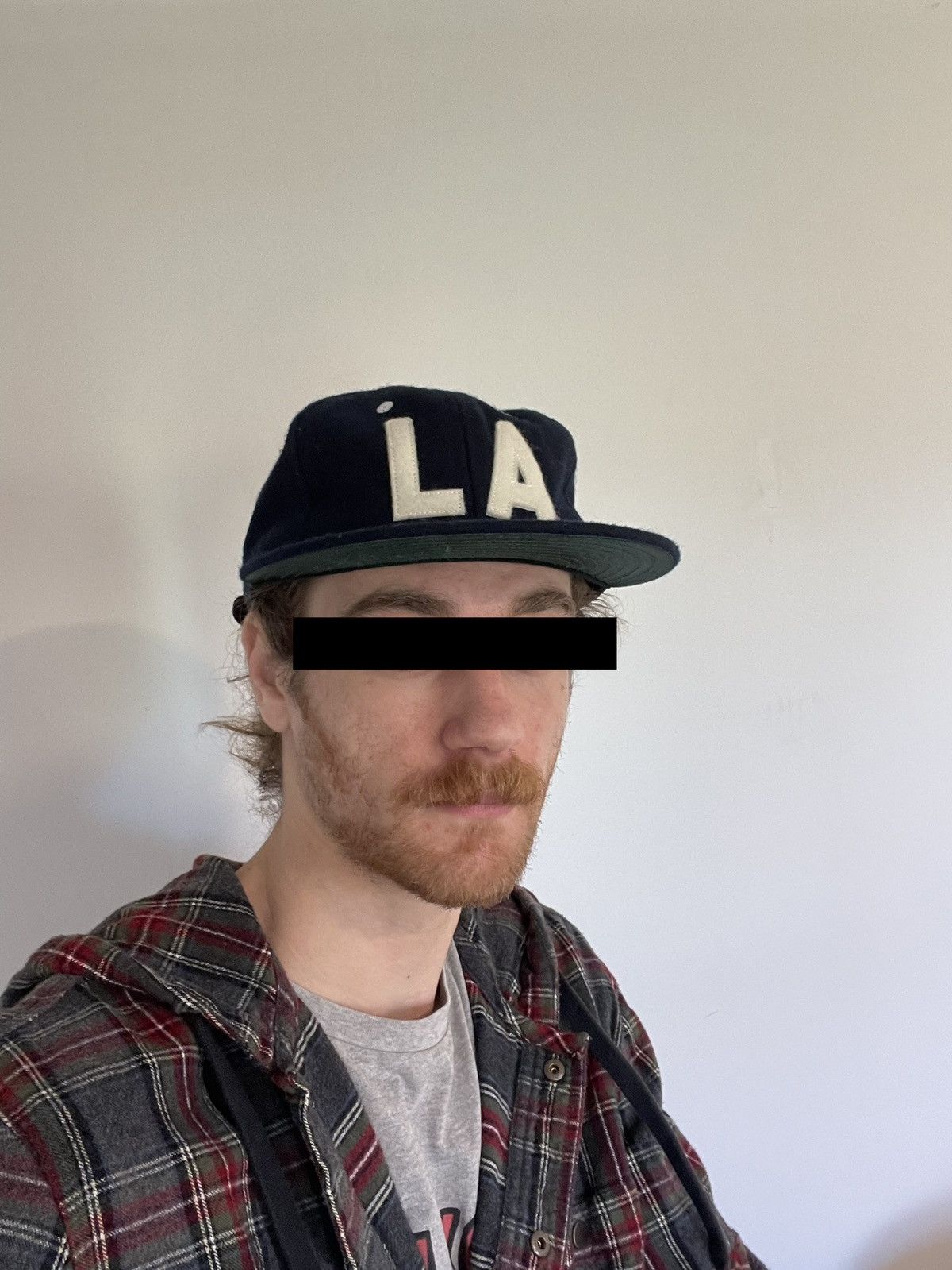 Ebbets Field Flannels Old School LA Dodgers Felt Baseball Hat Size ONE SIZE - 7 Thumbnail