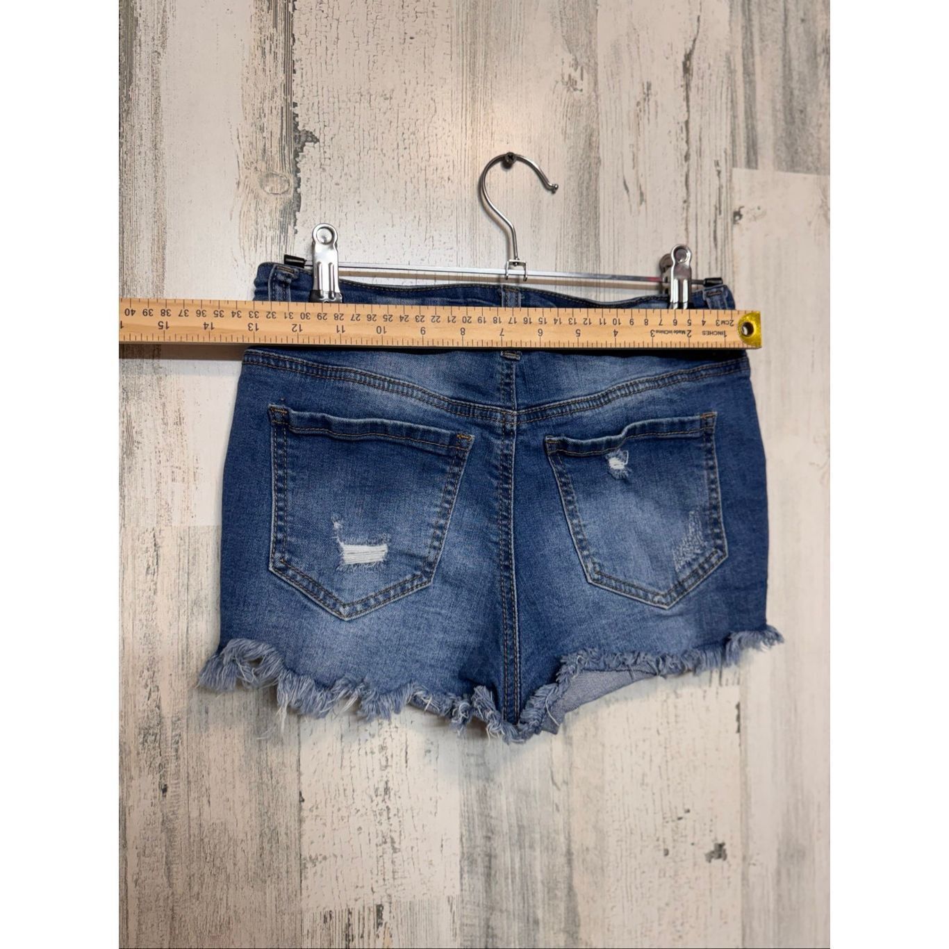 Other Wax Jean Denim Distressed Cutoff Shorts Women’s Size Small B Size 26" / US 2 / IT 38 - 5 Thumbnail