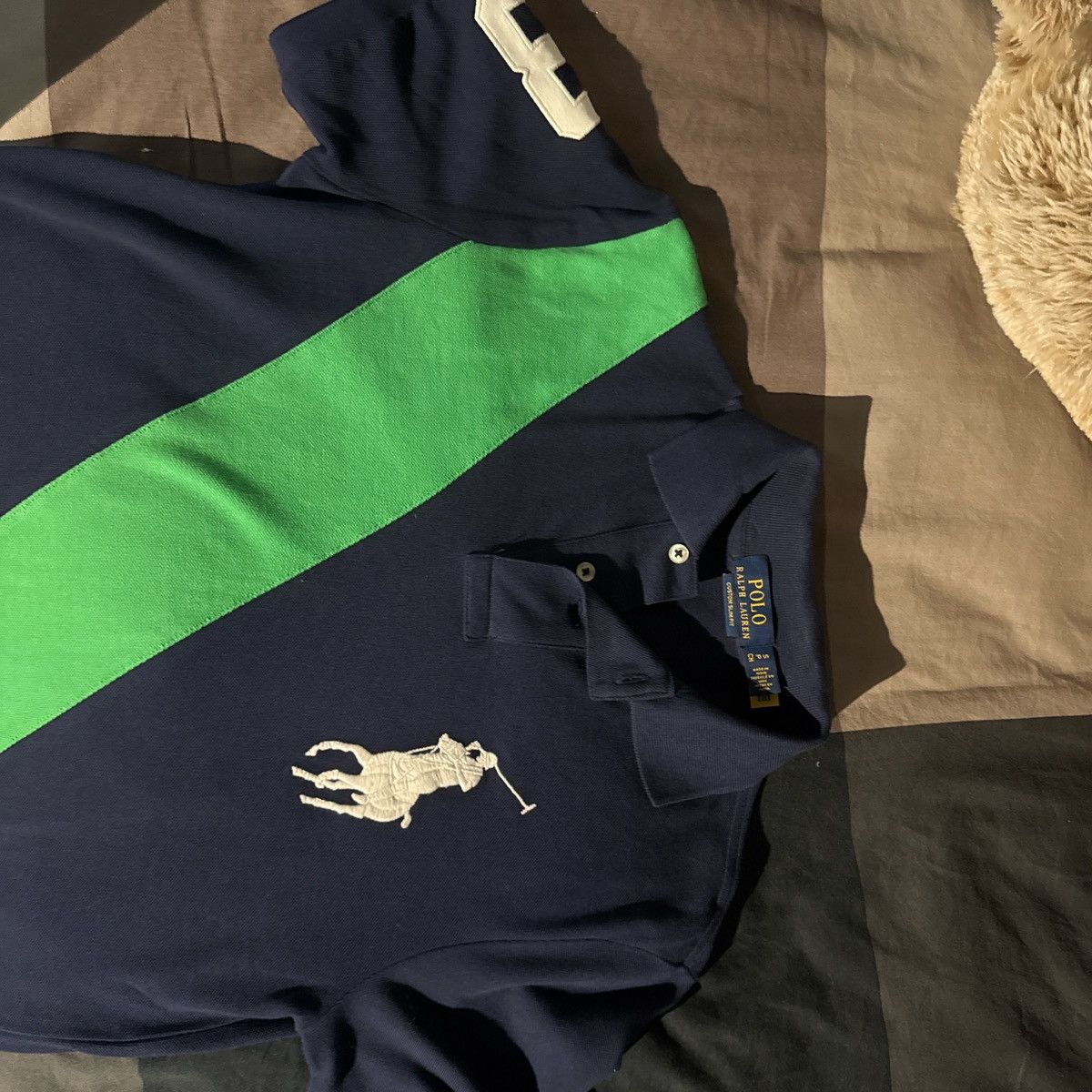 Polo Ralph Lauren Polo ralph lauren green navy blue polo Size US S / EU 44-46 / 1 - 1 Thumbnail