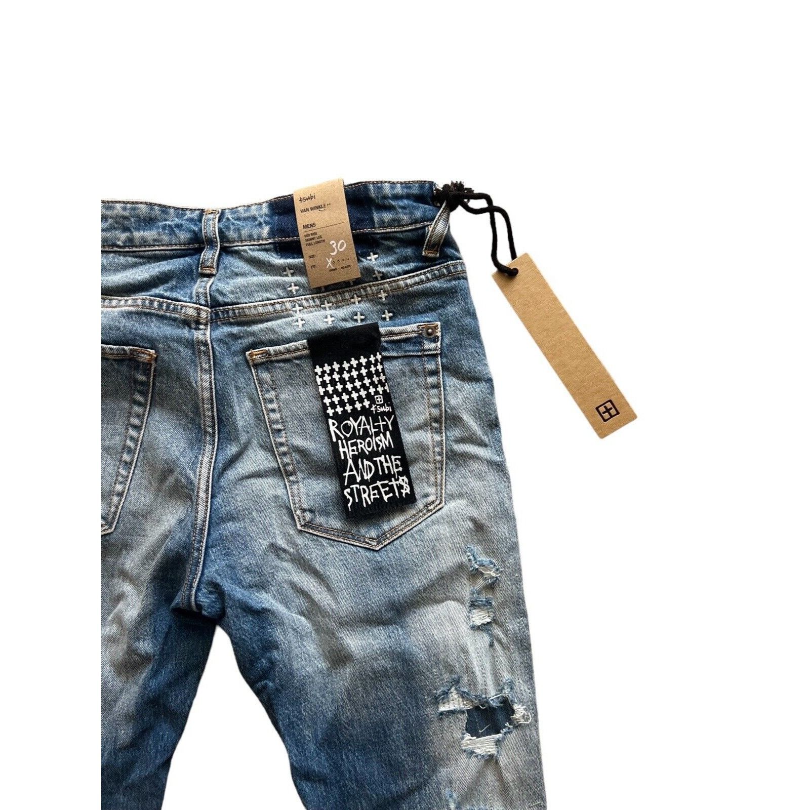 Ksubi Ksubi Jeans Mens Van Winkle Skinny Leg Blue $260 Size 30/32 Size US 30 / EU 46 - 3 Thumbnail