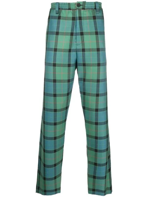 Marni o1y0225 Checked Casual Pant in Multicolor Size US 32 / EU 48 - 1 Thumbnail