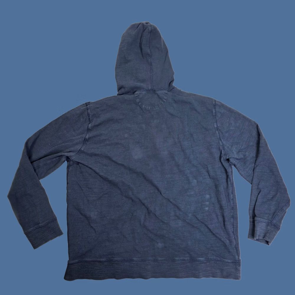 Faherty Faherty Hoodie Gray Pullover Lightweight Organic Cotton Men's XXL Pullover Hooded Sweatshirt Crew Neck Knit Logo Striped? Size US XXL / EU 58 / 5 - 1 Thumbnail