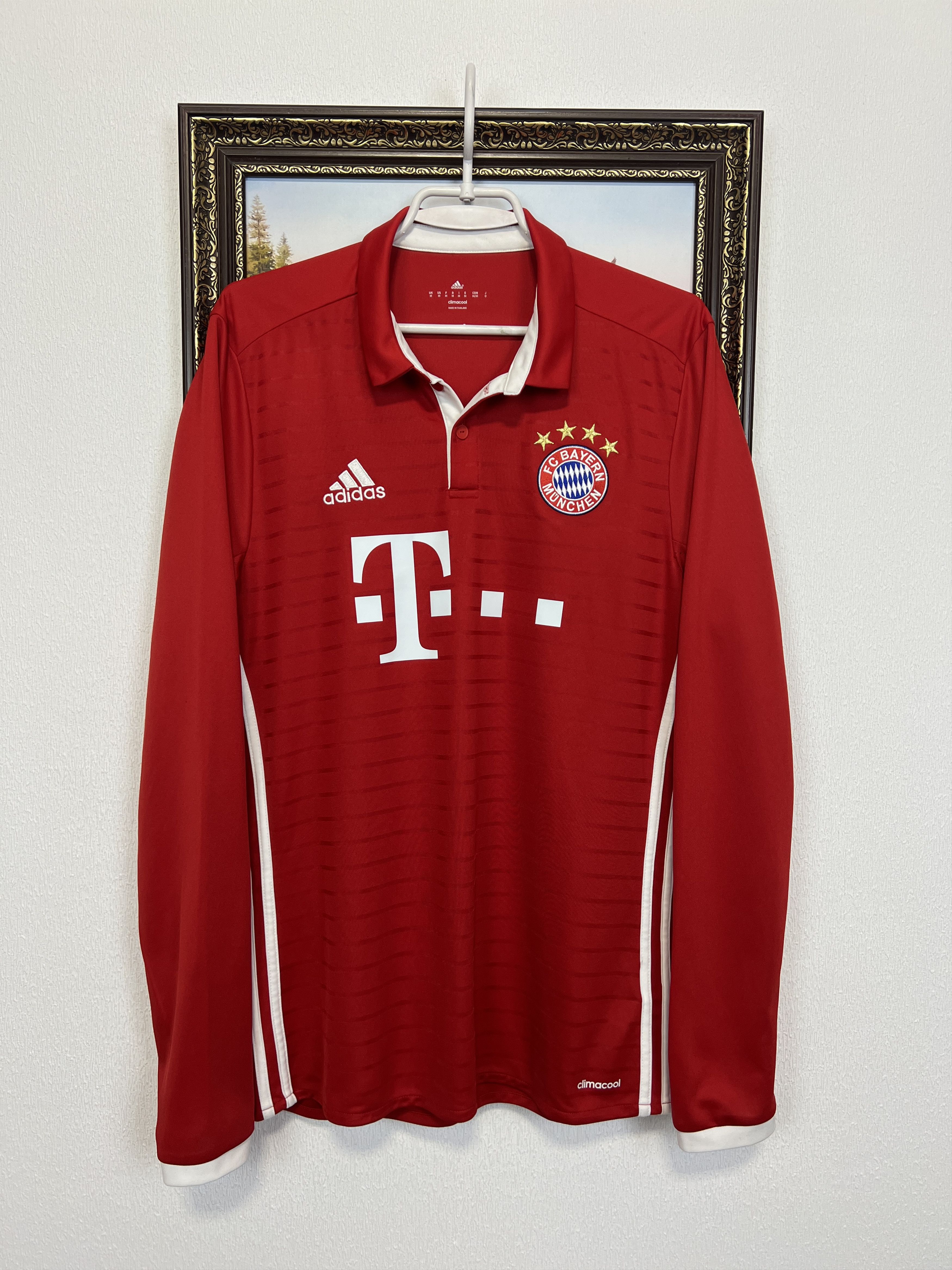 Adidas Bayern Munich Home football shirt Soccer Long Sleeve Jersey Size US M / EU 48-50 / 2 - 1 Thumbnail