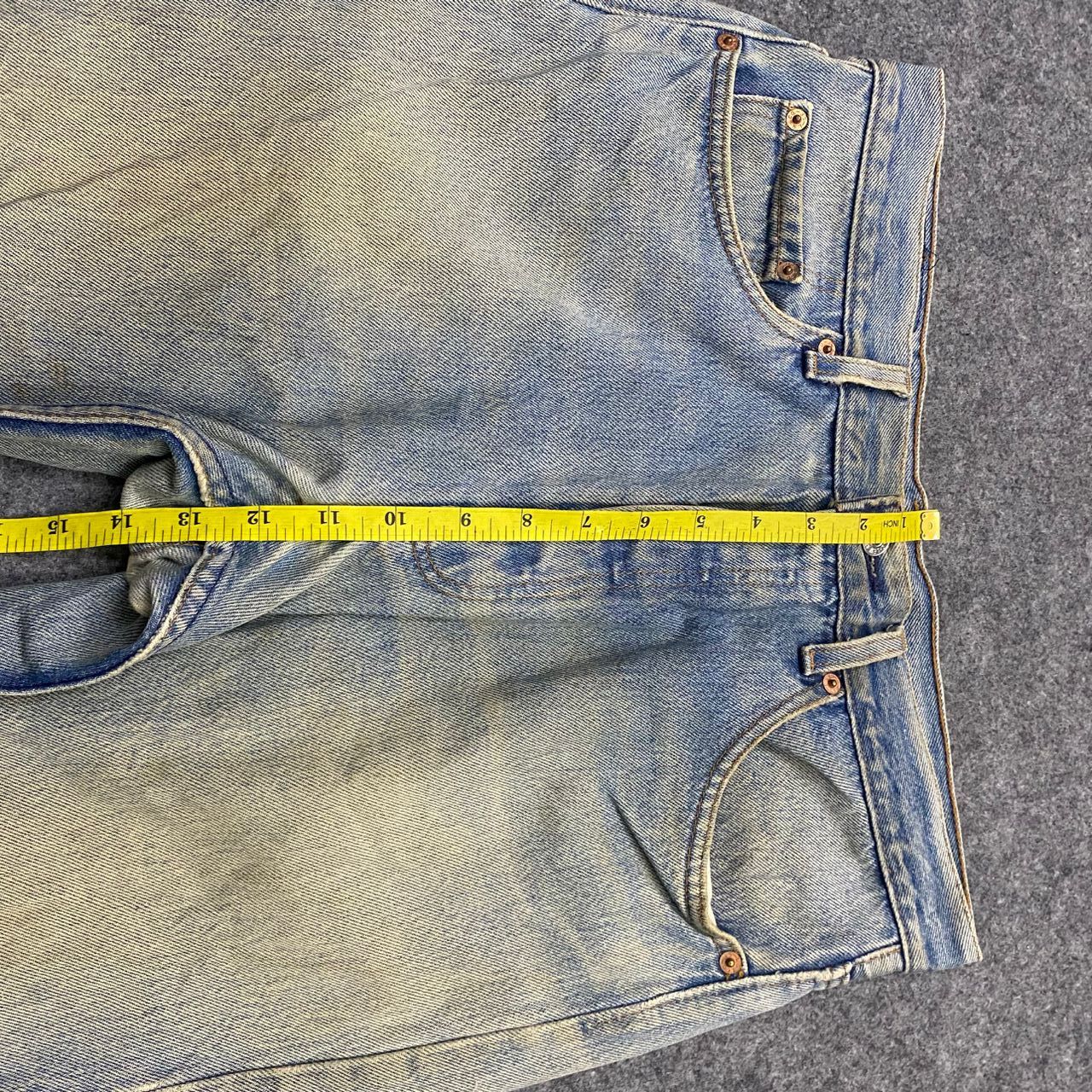 Levi's Vintage 90s Levis 501 Distressed denim Kurt Cobain Style Size US 33 - 8 Thumbnail