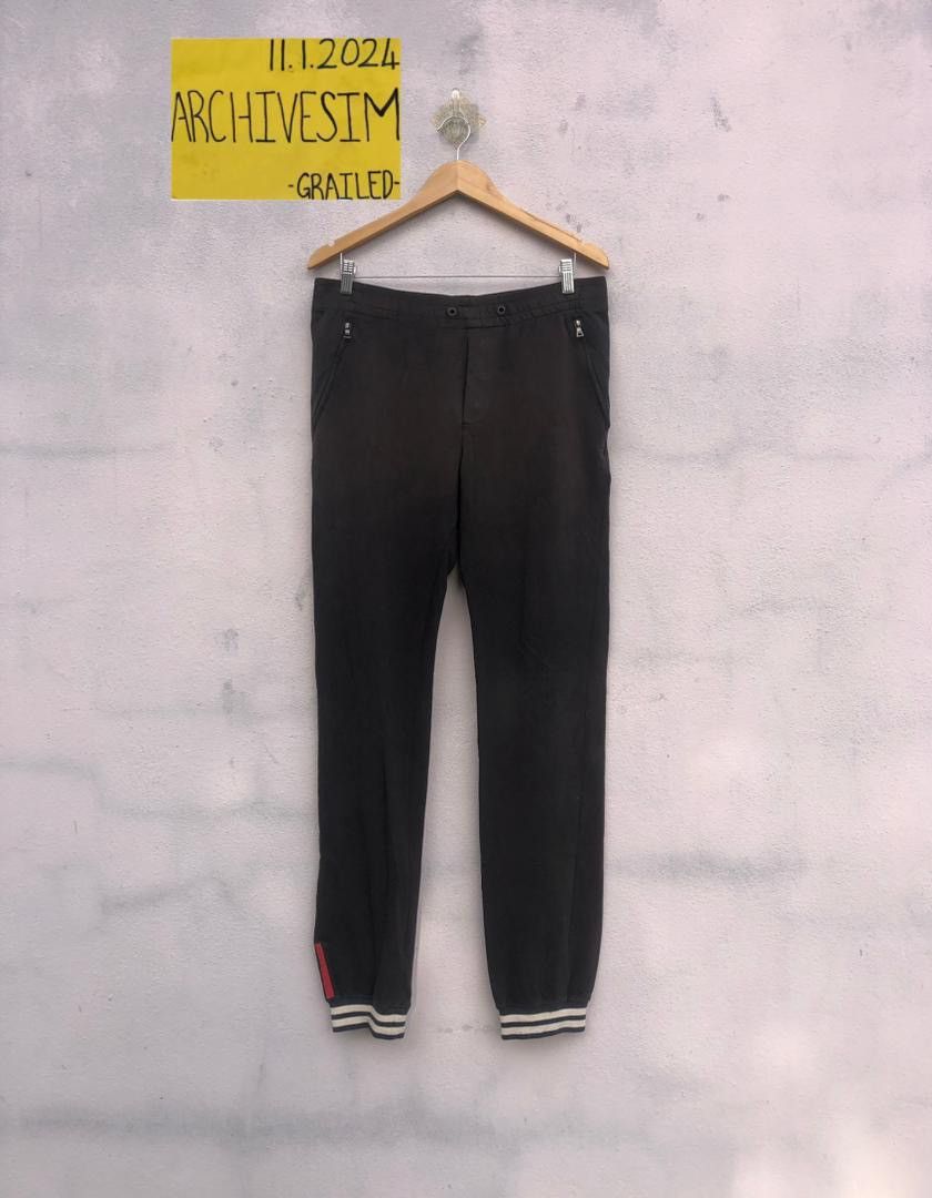 Prada Prada Sweatpants Zipper Rubber Tags Size US 32 / EU 48 - 2 Thumbnail