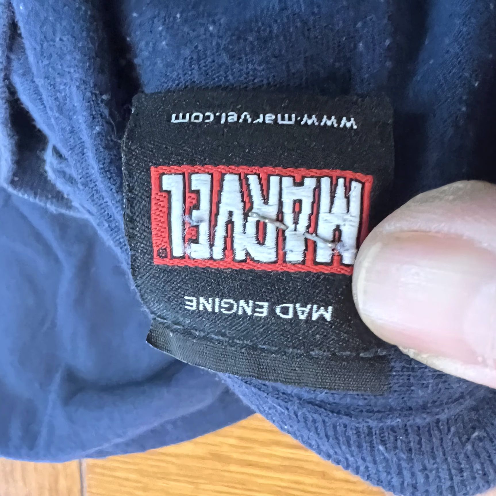 Vintage Marvel Captain America Shield Logo Short Sleeves Blue T Shirt Size L Mens Graphic Crew Neck Cotton Blend Size US L / EU 52-54 / 3 - 4 Thumbnail