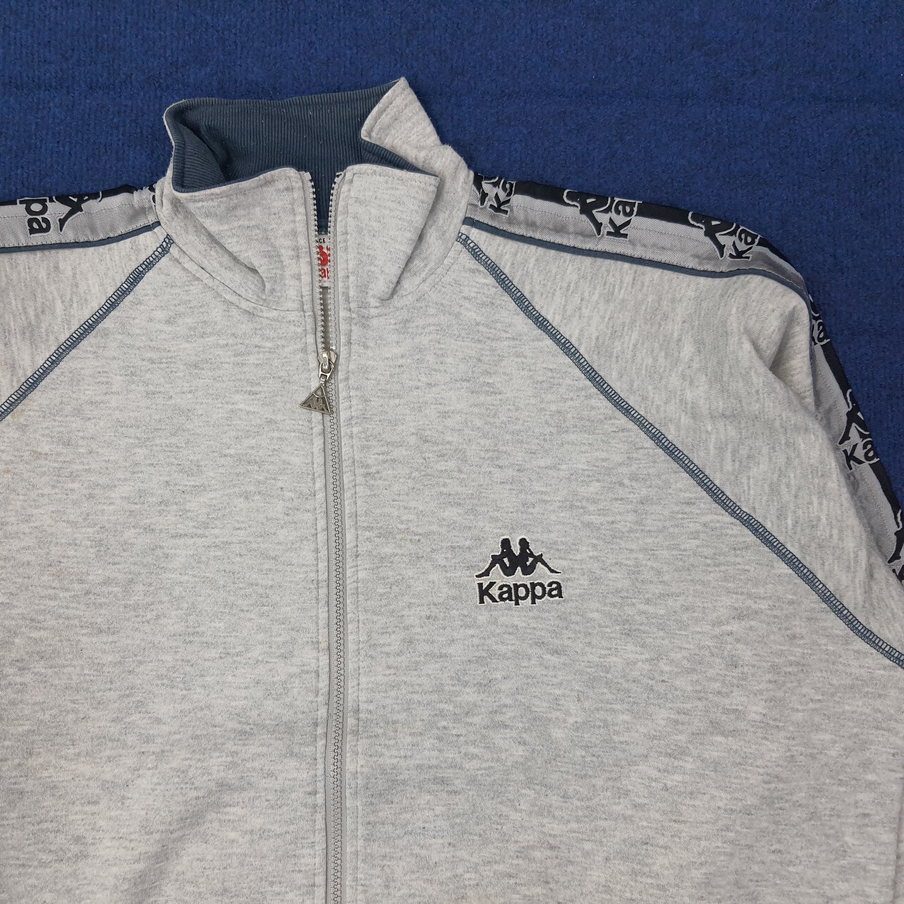 Kappa Vintage Kappa Italian Sportswear Zipper Sweatshirt C268N12 Size US XL / EU 56 / 4 - 2 Thumbnail