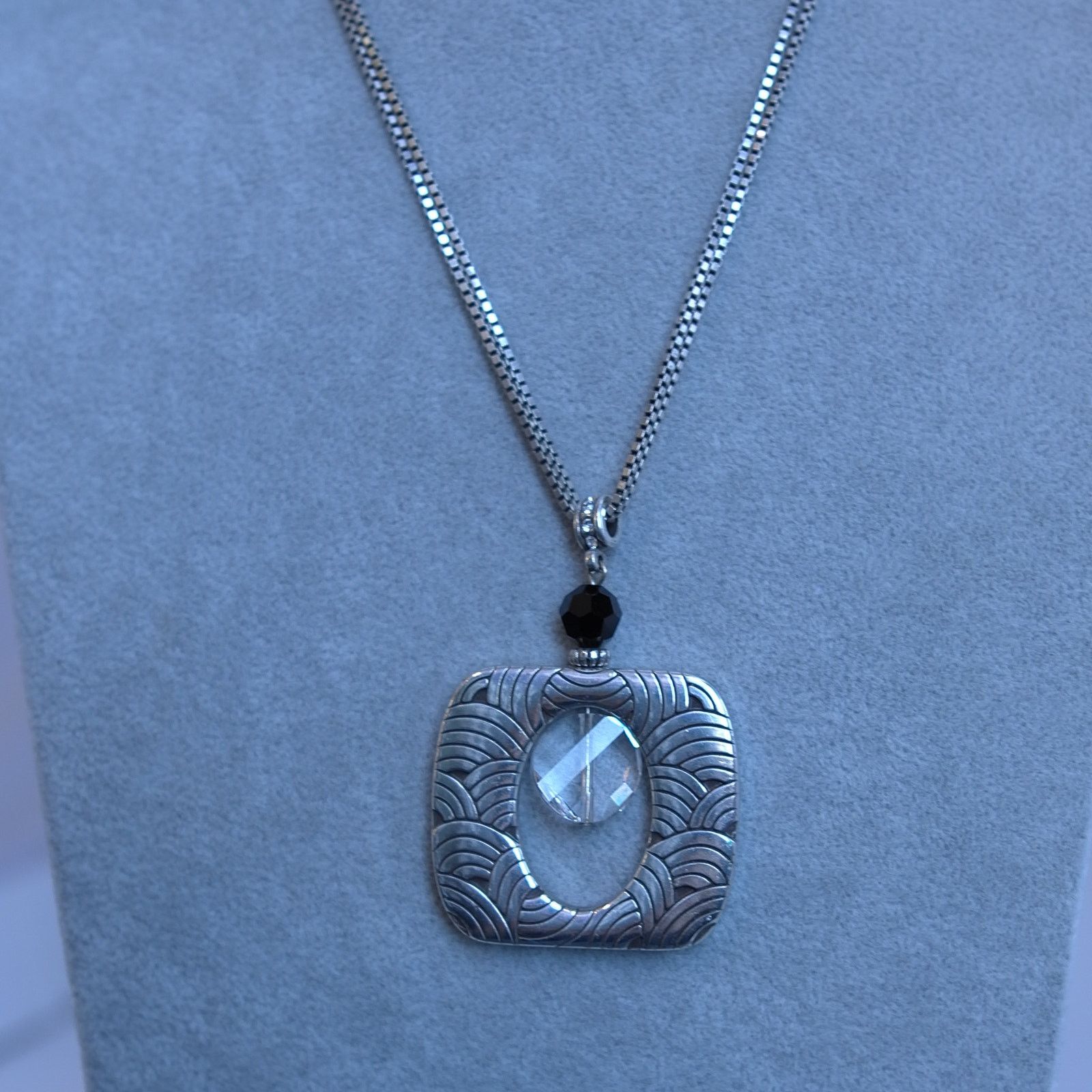 Brighton Brighton Jazz Age Pendant Necklace Two Strand Chain Size ONE SIZE - 5 Thumbnail