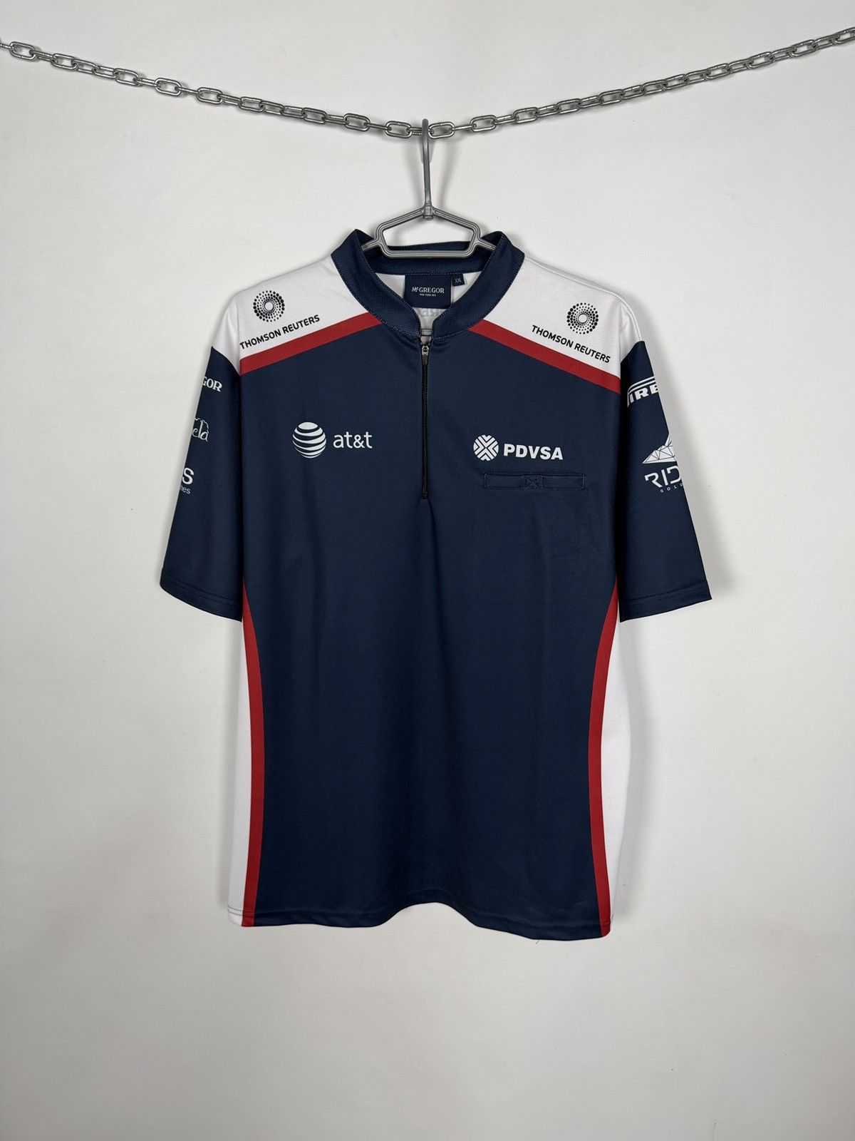 McGregor Formula 1 McGregor Racing 1/4 Zip T-Shirt Williams F1 XXL Size US XXL / EU 58 / 5 - 2 Thumbnail