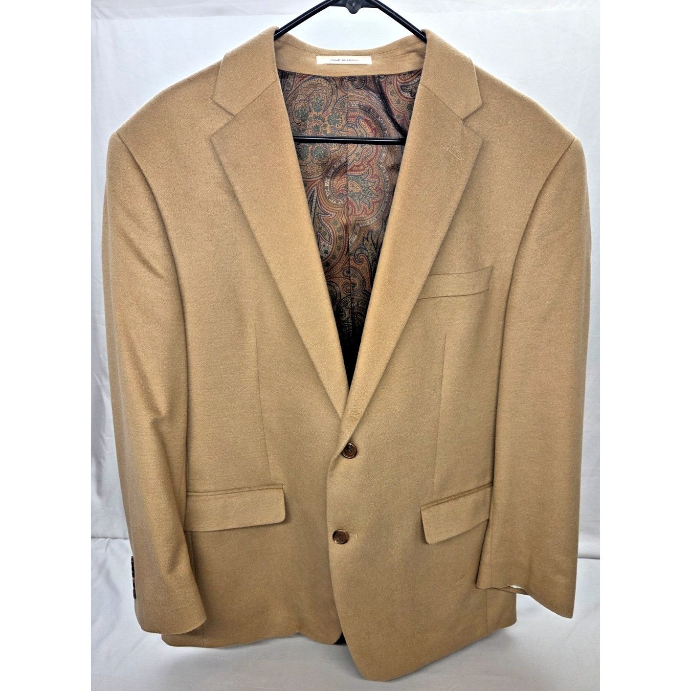 Ralph Lauren Ralph Lauren Suit Jacket 43 R Beige silk, wool, cashmere Des Size 42R - 1 Thumbnail