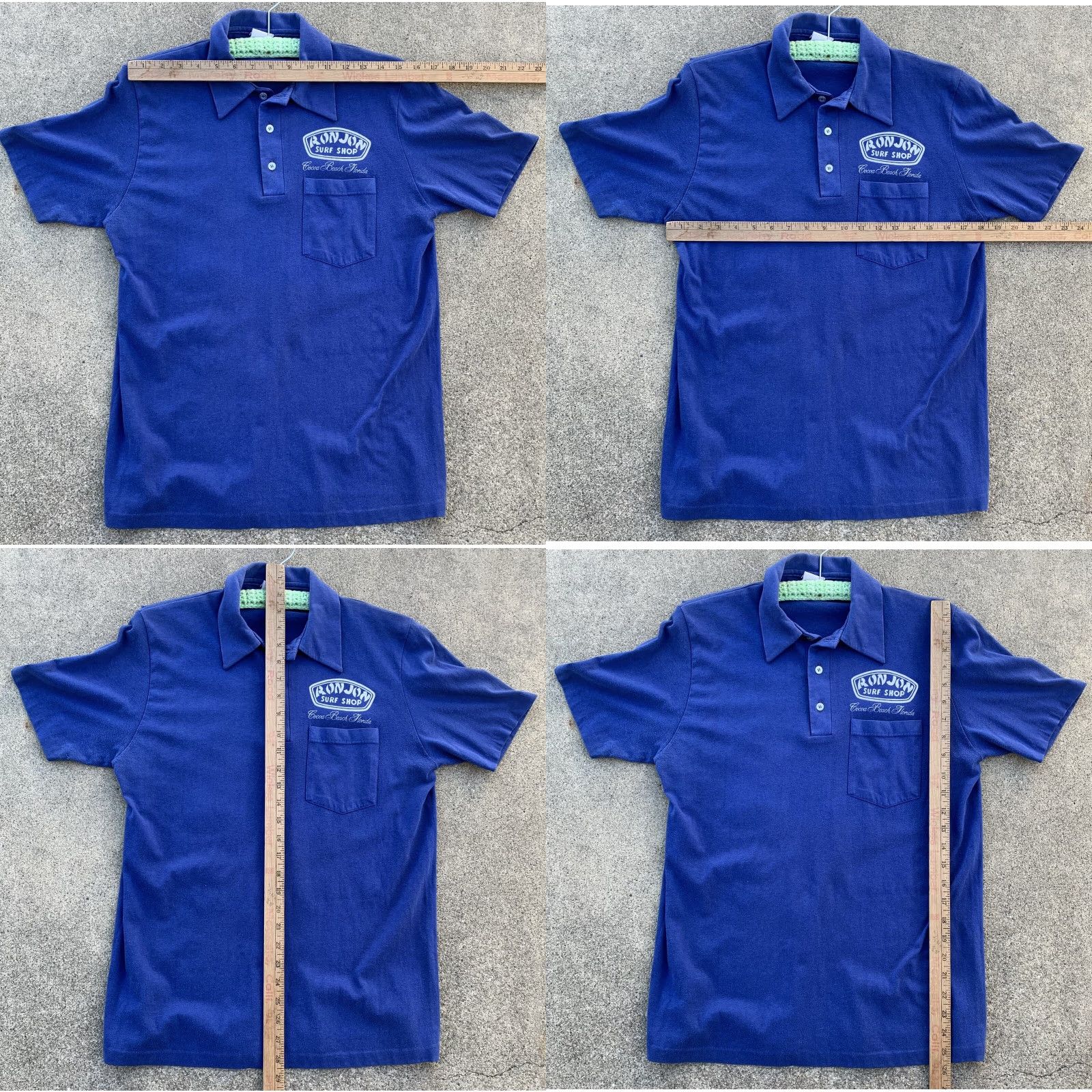 Vintage VINTAGE Ron Jon Surf Shop Cocoa Beach Florida graphic tee polo shirt M Blue Beach Flower Graphic Print T-Shirt Men Mens Size US M / EU 48-50 / 2 - 11 Thumbnail