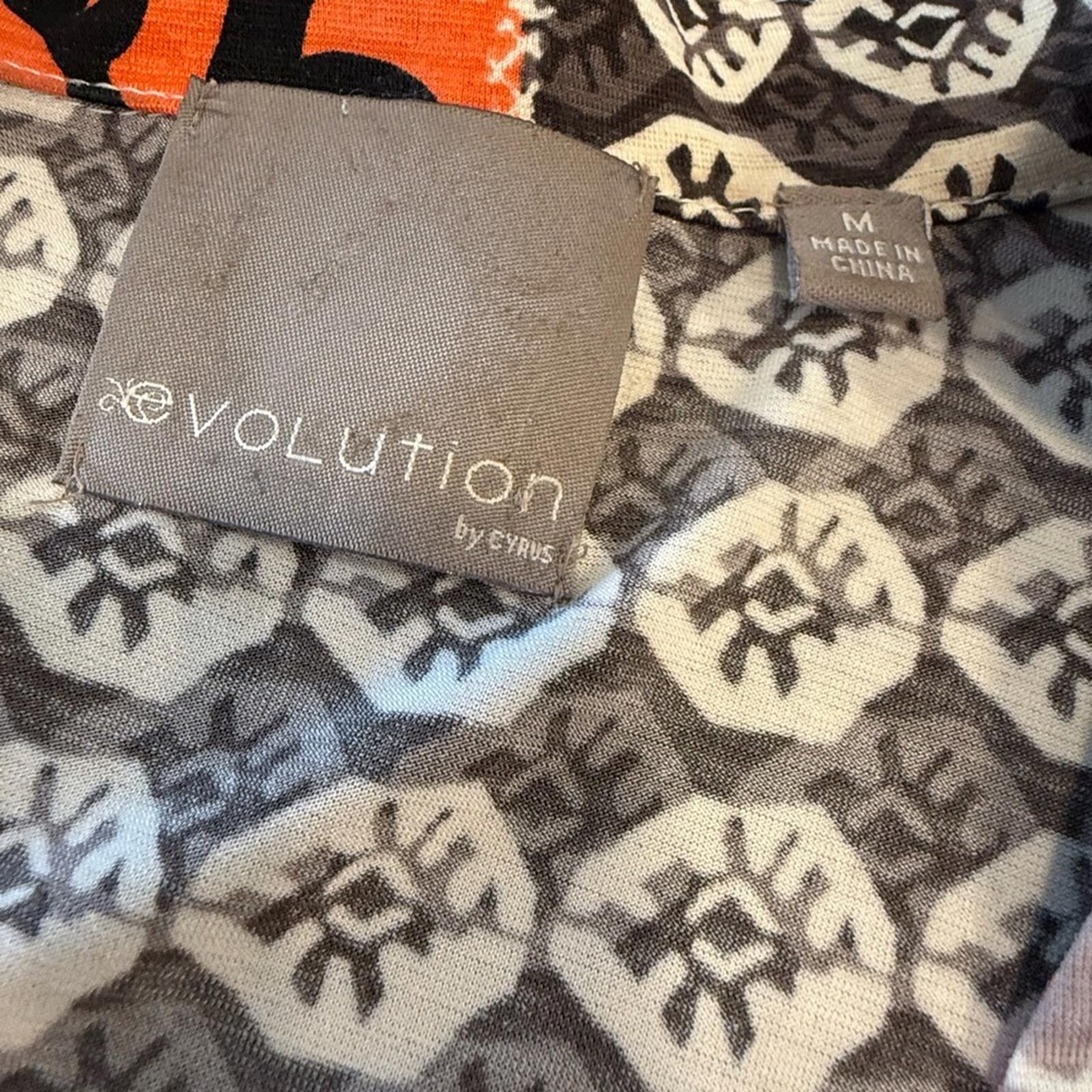 Other Evolution by Cyrus patchwork midi dress gray orange black M Size M / US 6-8 / IT 42-44 - 5 Thumbnail