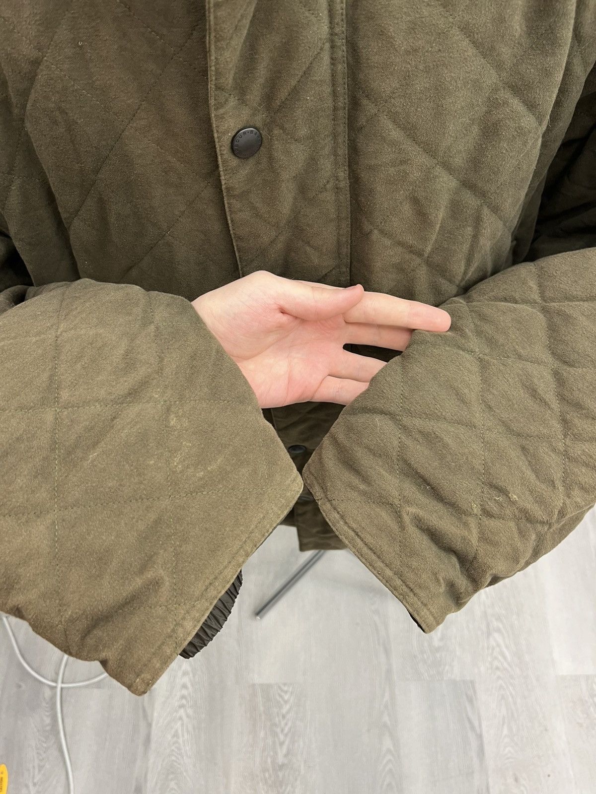 Barbour Vintage Barbour D5 Endurance Waterproof Quilt Heavy Jacket Size US XL / EU 56 / 4 - 12 Thumbnail