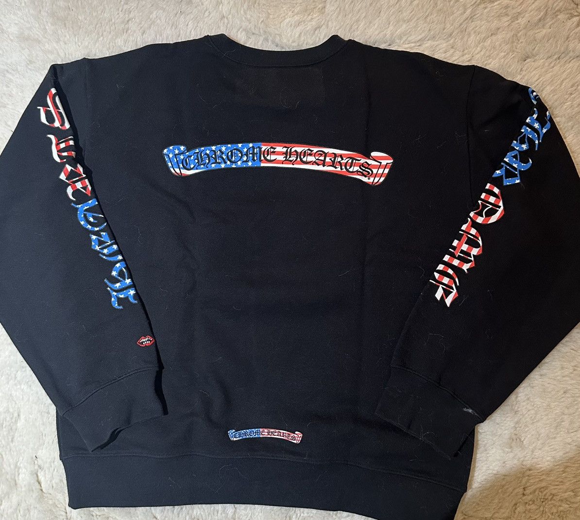 CHROME HEARTSクロムハーツAmerican Flag L/S CHROME HEARTS クロムハーツ OLD American Flag Tee オールド