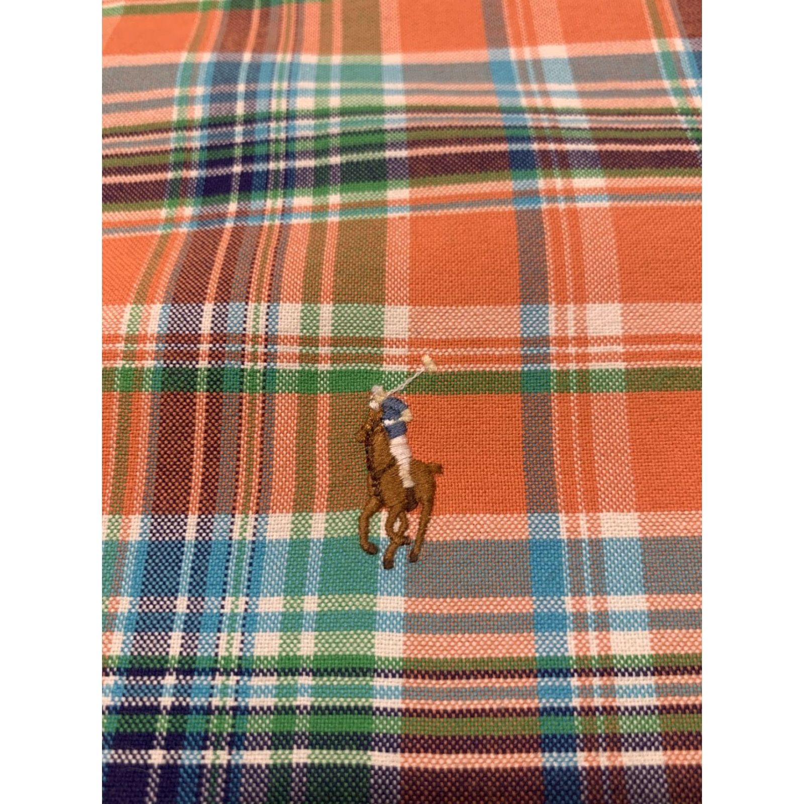 Ralph Lauren VINTAGE Ralph Lauren Men’s Button-Down Shirt 2XL XXL Short Sleeve Plaid Cotton Preppy Size US XXL / EU 58 / 5 - 2 Thumbnail