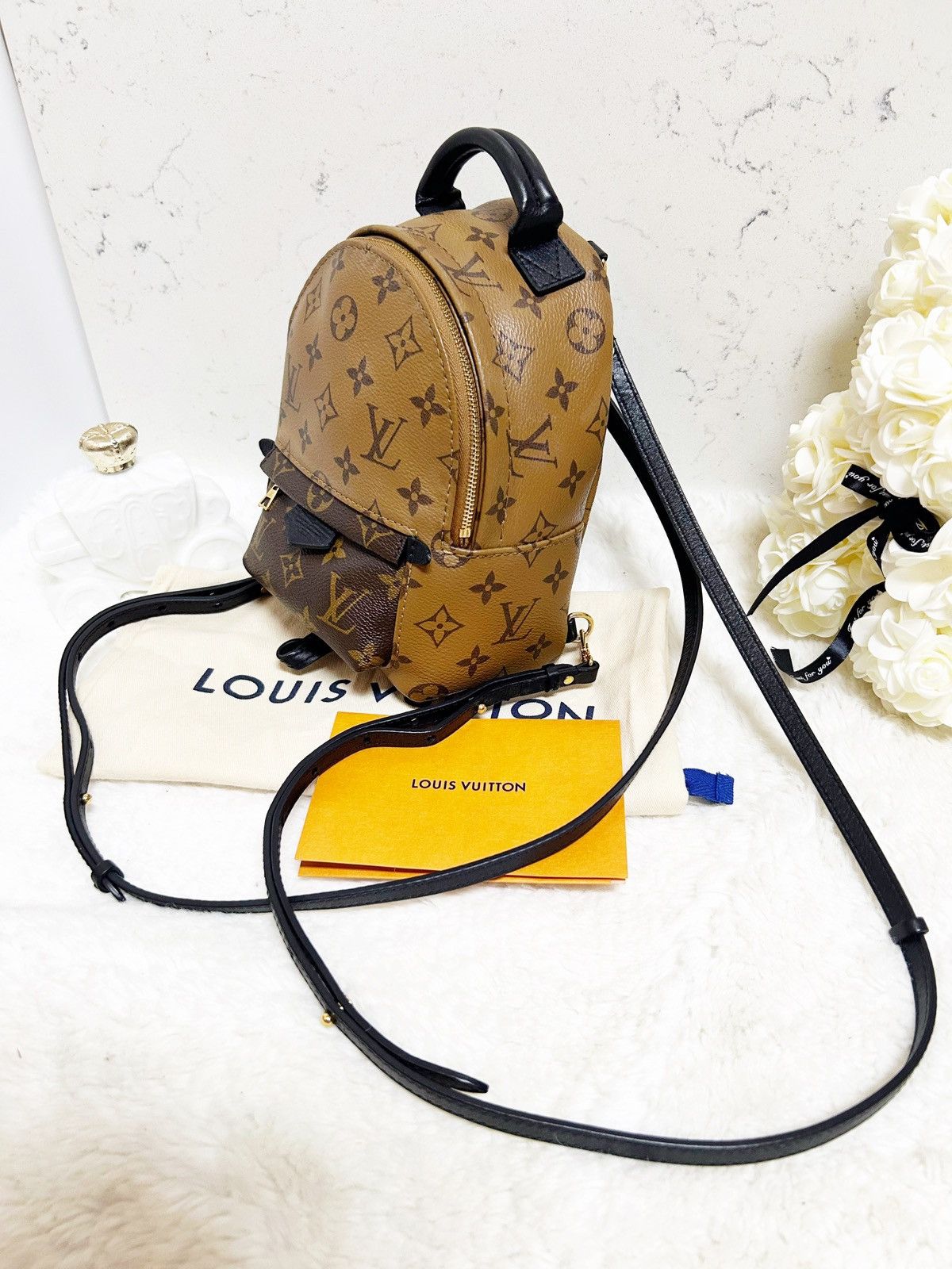 Louis Vuitton Authentic Louis Vuitton Reverse Mon. Palm Spr. Mini Backpack Size ONE SIZE - 11 Thumbnail