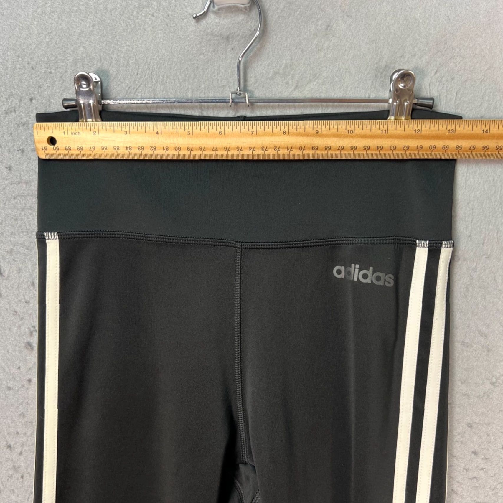 Adidas Adidas Womens Small Climalite Black Leggings High-Waist Stretch Activewear Leggings Size S Black Womens Adidas Originals Athletic Skinny Inseam 28 in Size 26" / US 2 / IT 38 - 5 Thumbnail
