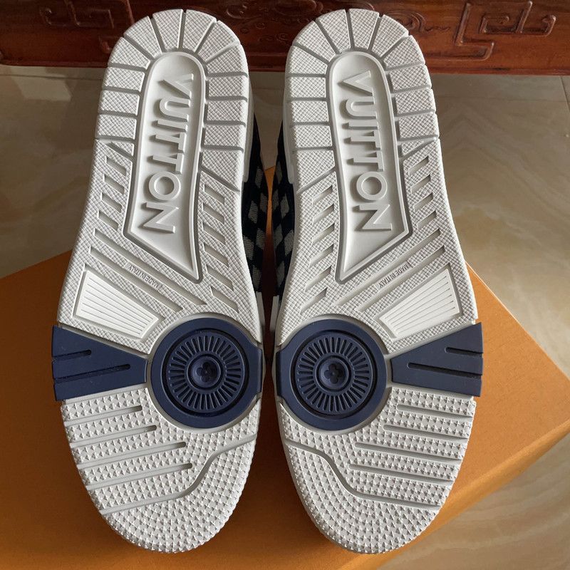 Louis Vuitton Louis Vuitton x Nigo Low-Top Denim Trainers -2508 Size US 9 / EU 42 - 4 Thumbnail