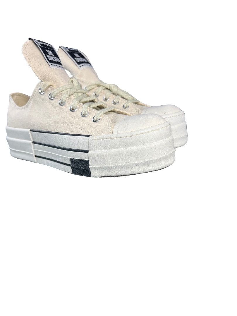 Converse x Rick Owens DRKSHDW DBL DRKSTAR Low Ivory – US 9.5