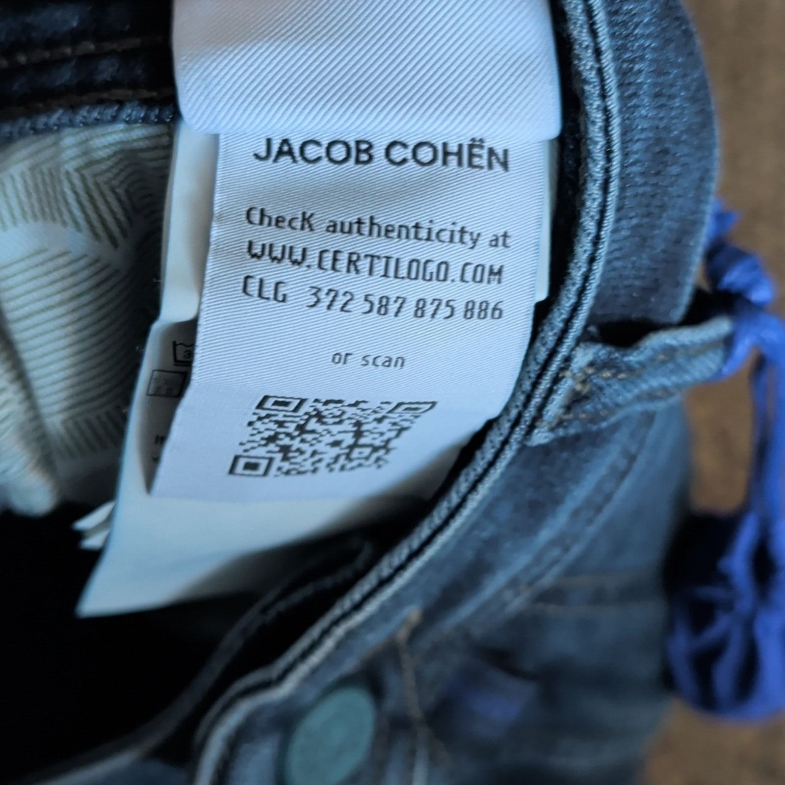 Jacob Cohen Jacob Cohen Men's Dark Blue Slim Jeans Size 34 Size US 34 / EU 50 - 7 Thumbnail