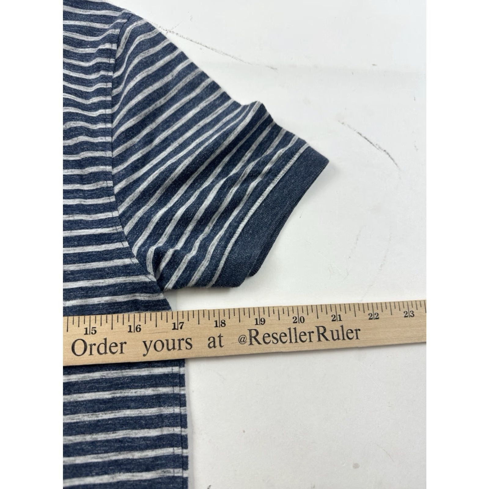 Michael Kors Michael Kors Shirt Mens Small Blue Striped Short Sleeve Polo Casual Size US S / EU 44-46 / 1 - 6 Thumbnail