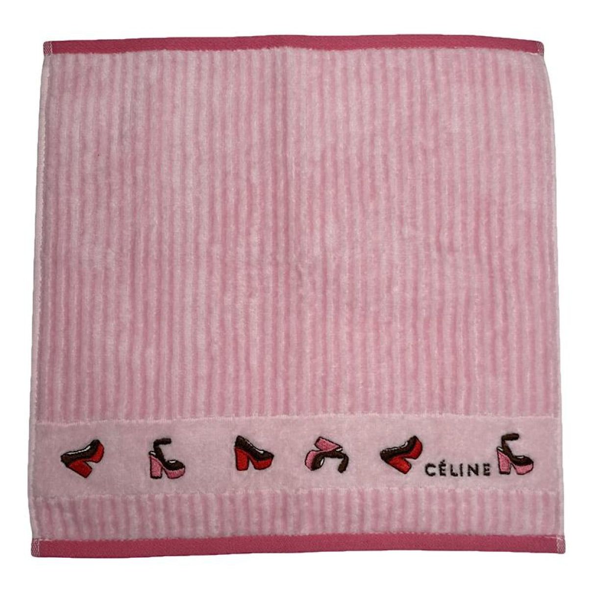 Celine Pink Cotton Silk Handkerchief Size ONE SIZE - 1 Thumbnail