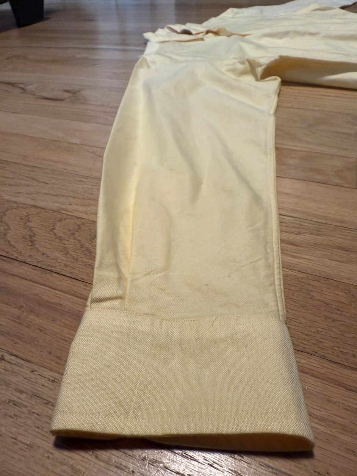 Ralph Lauren × Vintage Vintage 90's Ralph Lauren Yarmouth Oxford Yellow Mens Size US M / EU 48-50 / 2 - 2 Thumbnail