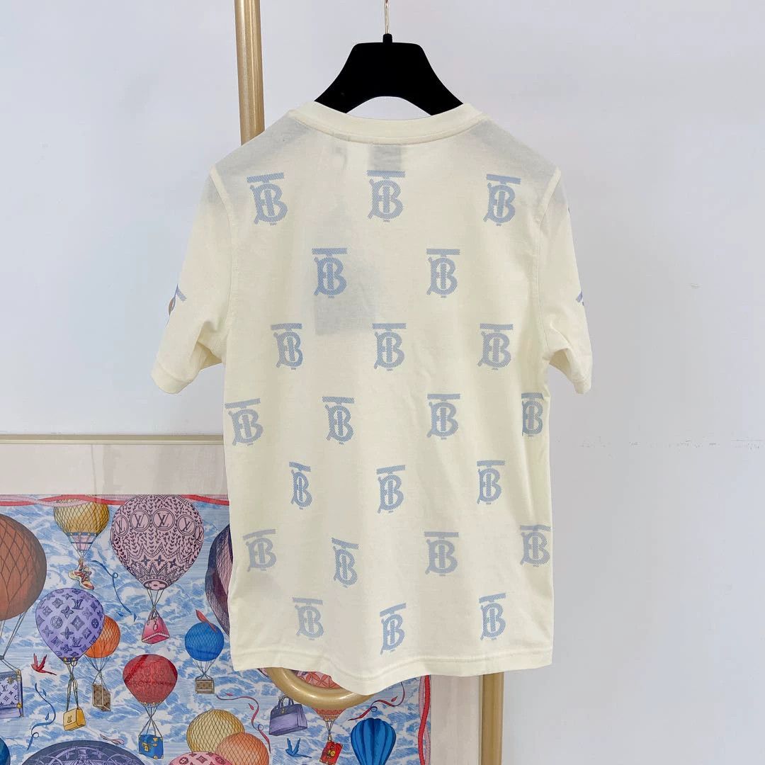 Burberry Burberry Light Yellow AOP Tee XXS Size XXS / US 00 / IT 34 - 2 Thumbnail